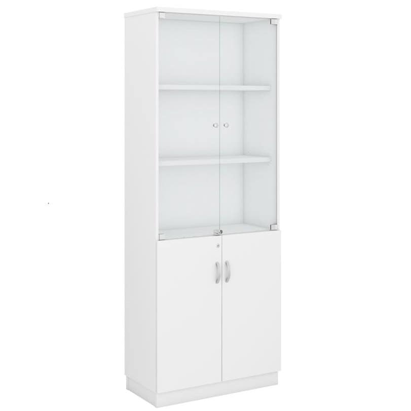 2.6ft Modish Swinging Glass Door High Cabinet OFHQYGD21 - Image 3