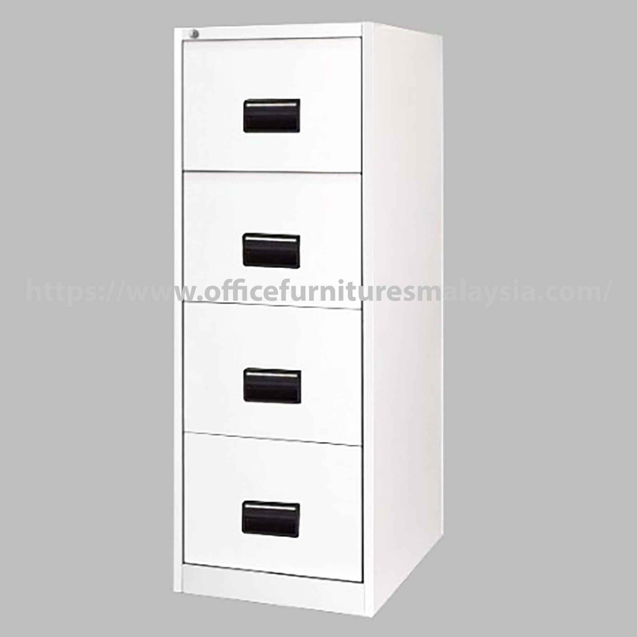White Filing Steel Cabinet with 4 Drawer OFS106ABW