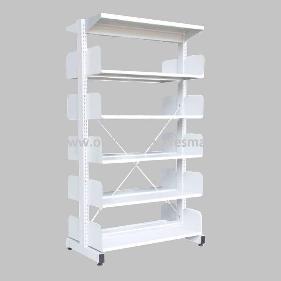 White Steel Library Rack Double Sided (5 Level) OFS325WW Bukit Tinggi Bukit Raja Meru.jpeg