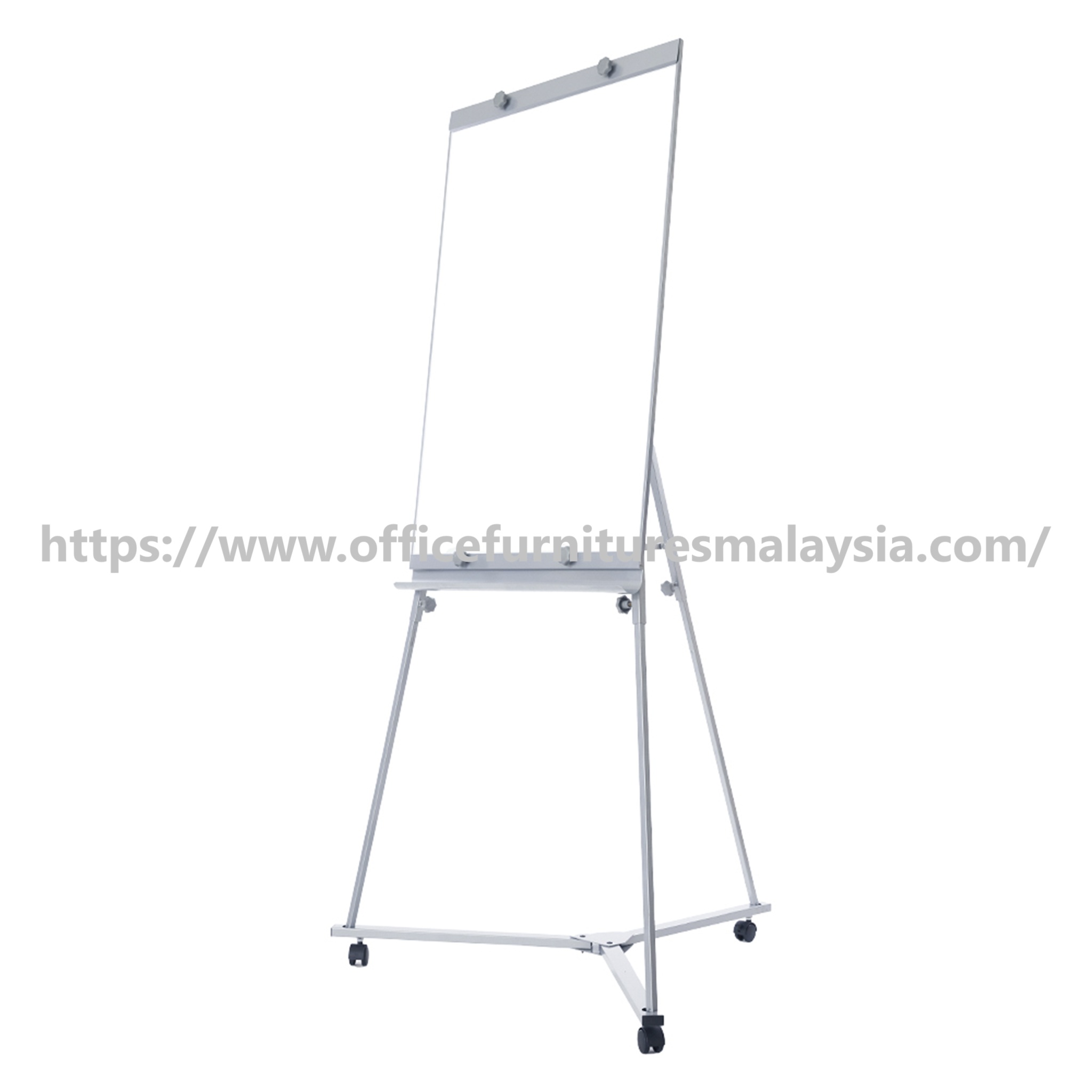 2.17ft x 3.33ft Portable Tripod Flip Chart (Wheel) andar Saujana Putra Bandar Mahkota Cheras