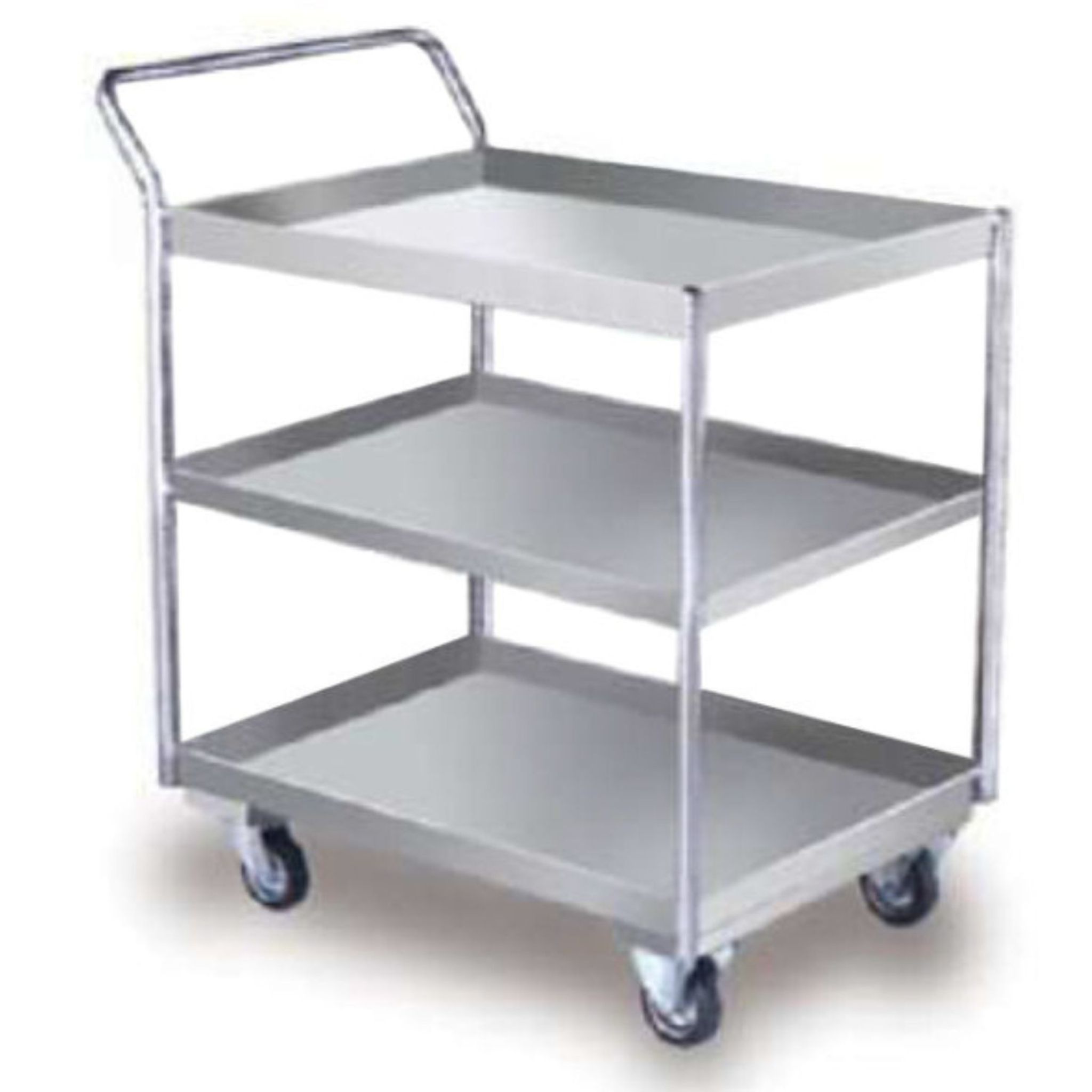 Mobile Racking Trolley 2.7ft Stainless Steel Mobile Trolley 3 Tier Dining OFBJ13103 | Office ...