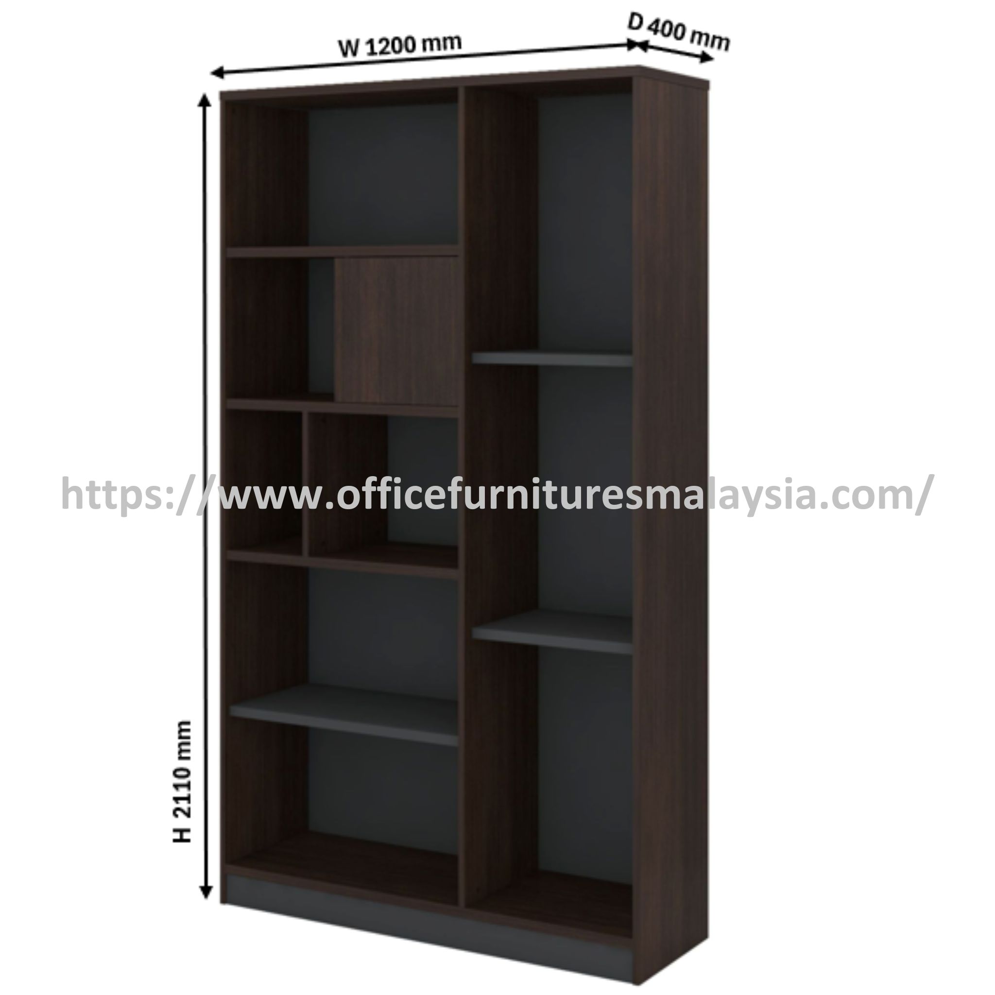 4 ft Nova High Cabinet Open Shelf OFTOS21R - Image 2
