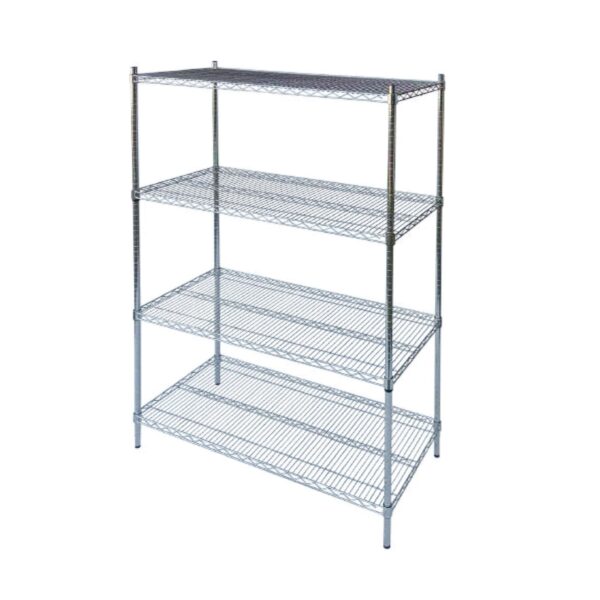 5 ft Commercial Stainless Steel Rack 4 Tier OFBJ13076 | Office ...