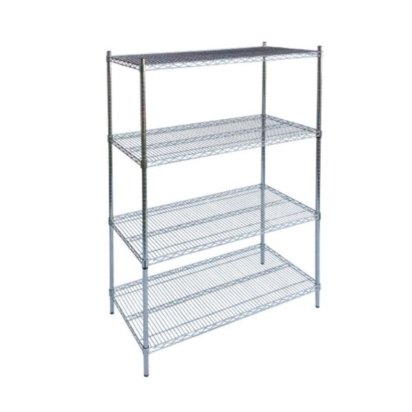 5 ft Commercial Stainless Steel Rack 4 Tier OFBJ13076 | Office ...