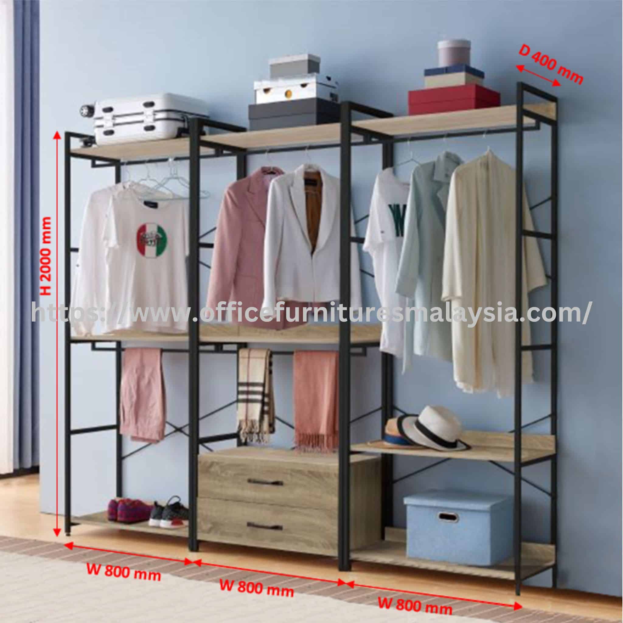 Office Rack Sizes 6.66ft Neaten Home Office Rack 3 Tier OF2EK437198 | Office Furnitures ...