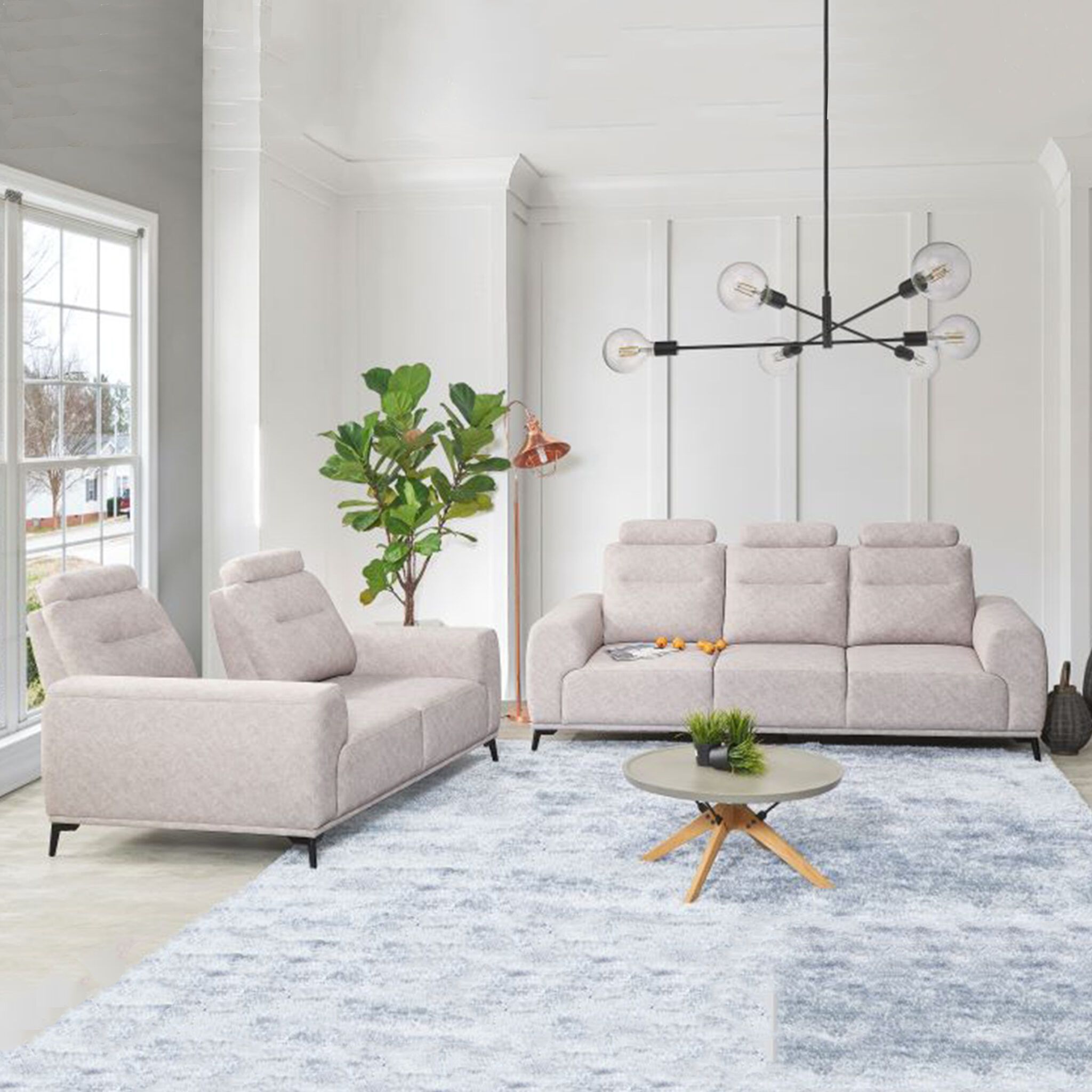 Revive 2 Seater Sofa Settee Ipoh Teluk Batik Sungkai