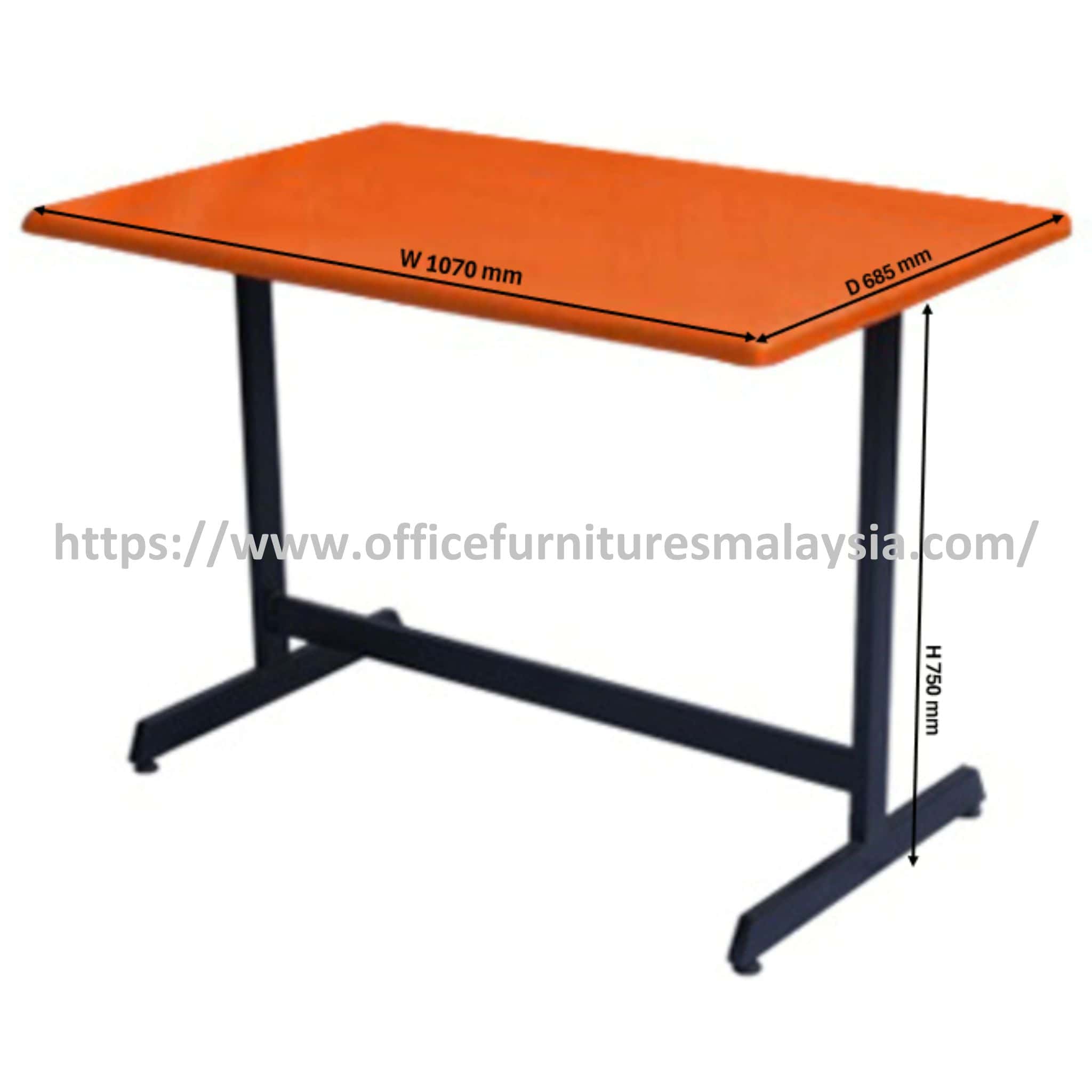 3.6ft x 2.3ft Rudy Restaurant Fiber Glass Table OFBJFG14045 - Image 3