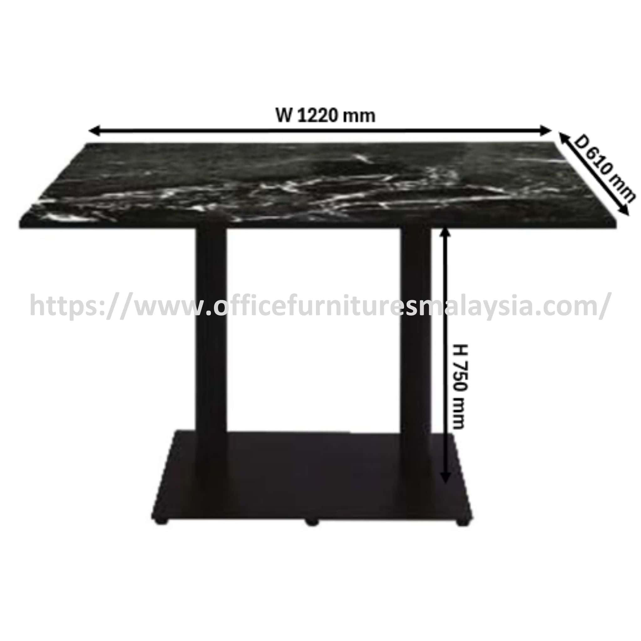 4 ft x 2 ft Drift Fiberglass Restaurant Table OFBJFG14104 - Image 3