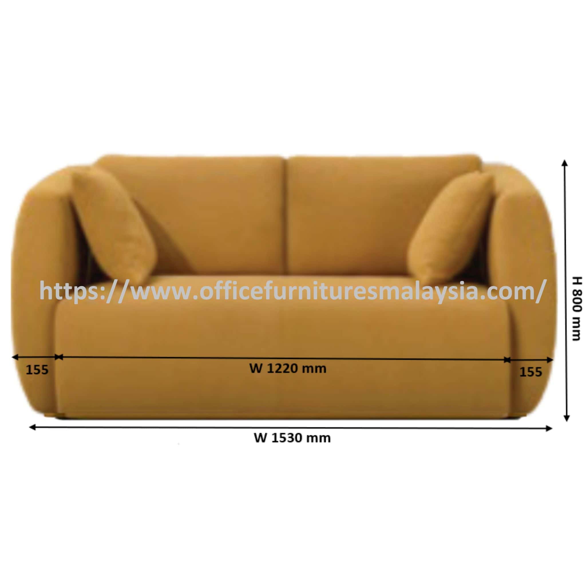 Elegance Small Office Sofa Juru Sepang Tanjung