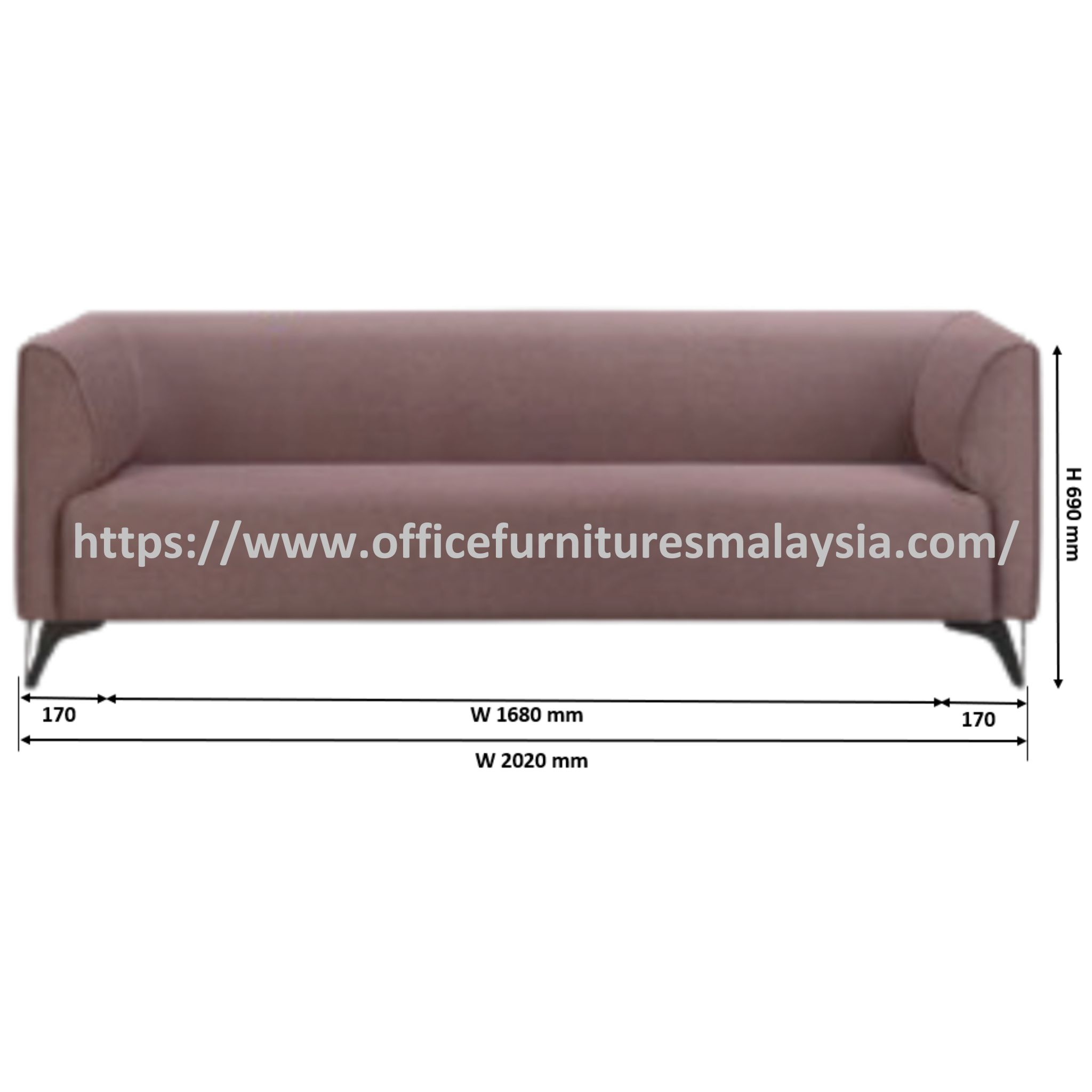 Elite Waiting Office Couch Juru Gopeng Klang