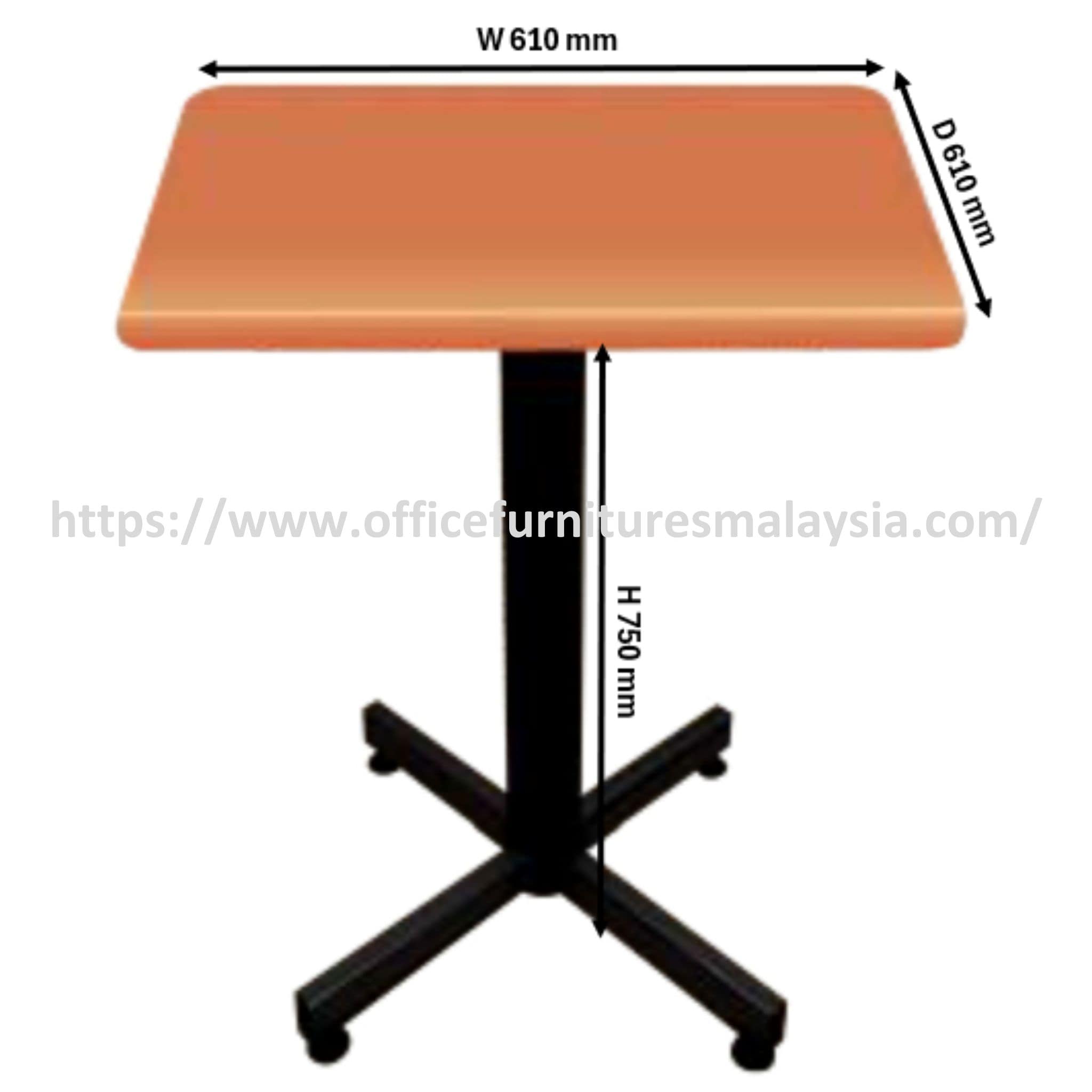2 ft x 2 ft Mabel Fiberglass Restaurant Table OFBJFG14074 - Image 3