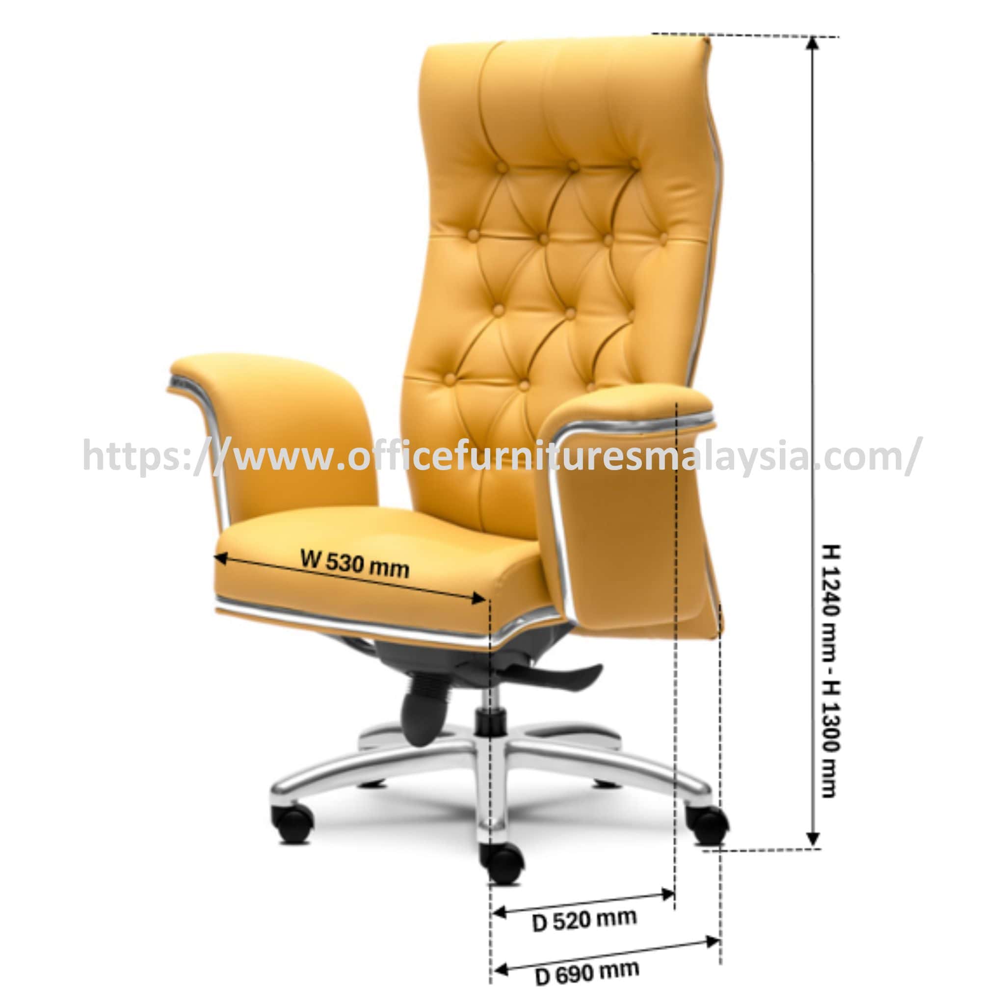 Nexta Director Highback Chair Ipoh Banting Teluk Klang