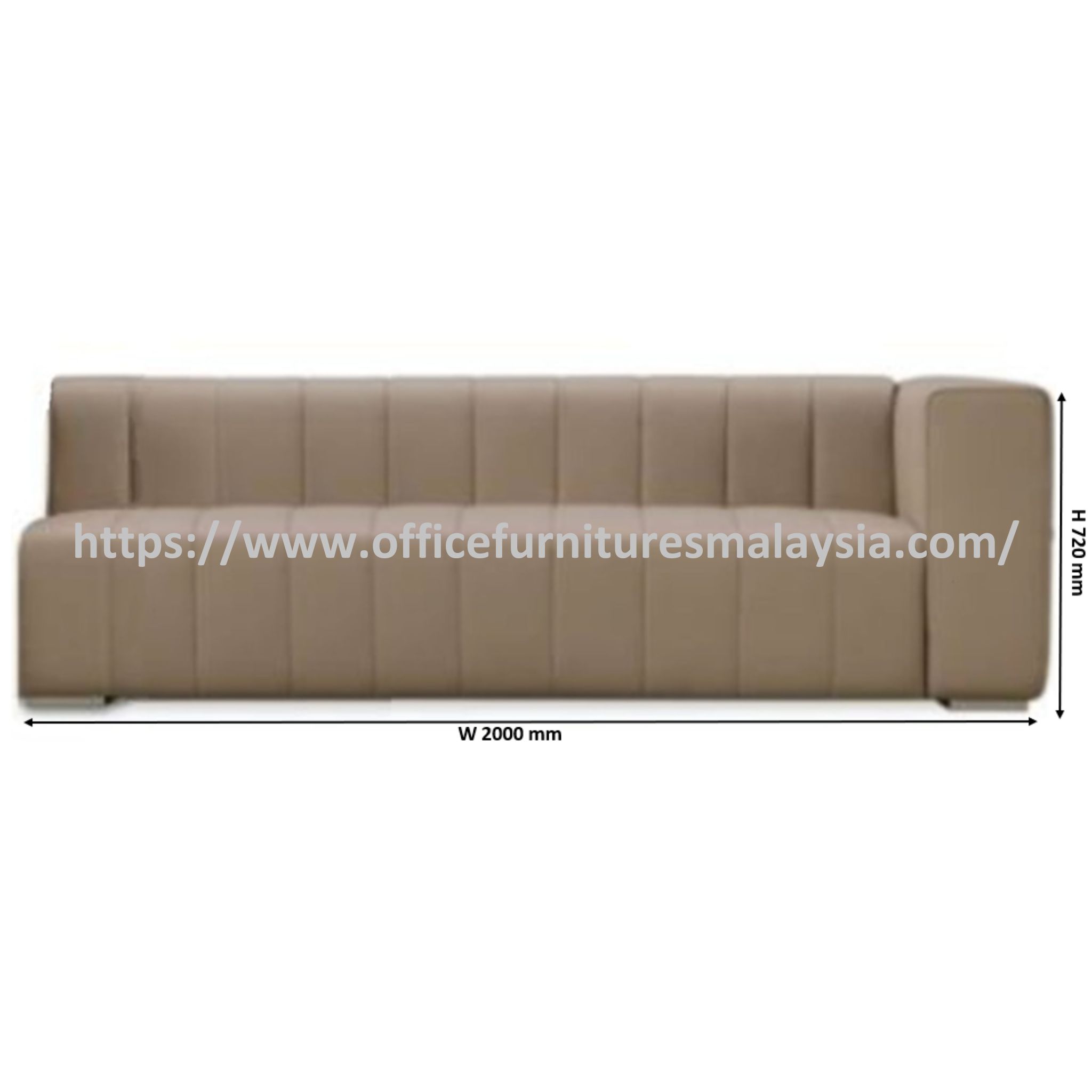 Poise Vast Modern Sofa Left Side Sepang Ampang Klang