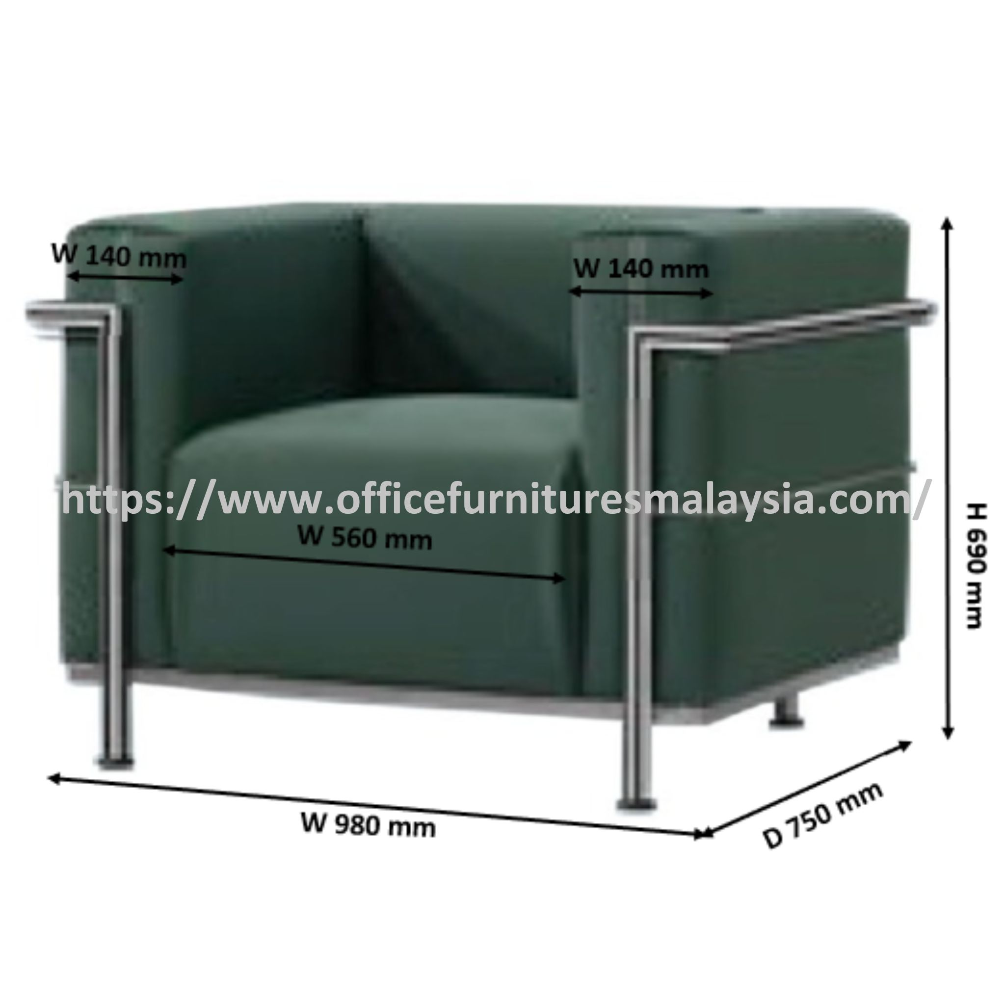 Rage Office Sofa Set OFNX22099SET - Image 3