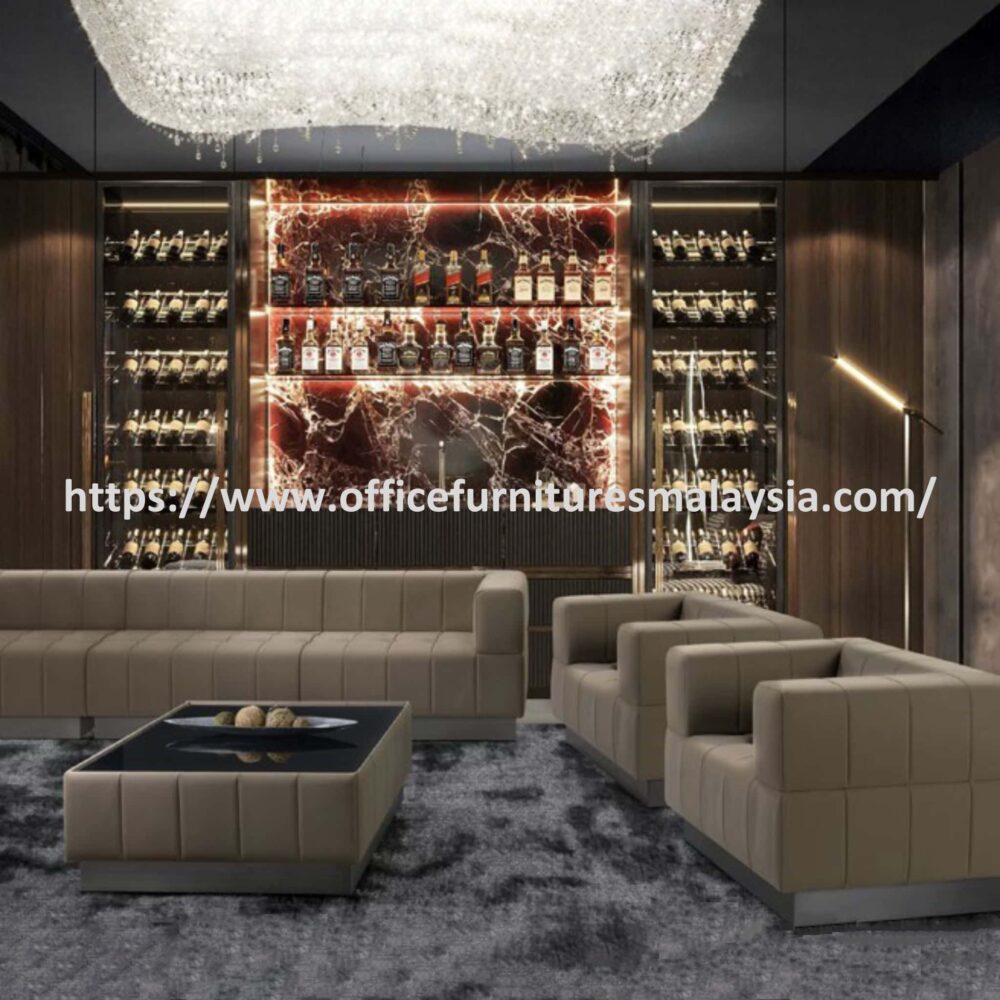 Avant Glass Top Side Table Kuala Selangor Kajang Avant Office Sofa Set OFNX22100SET1