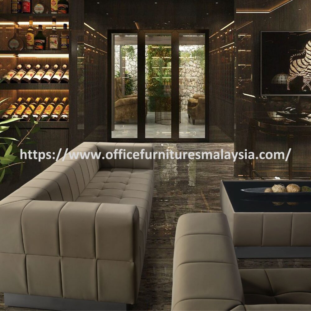 Avant Glass Top Side Table Kuala Selangor Selayang Avant Office Sofa Set OFNX22100SET2
