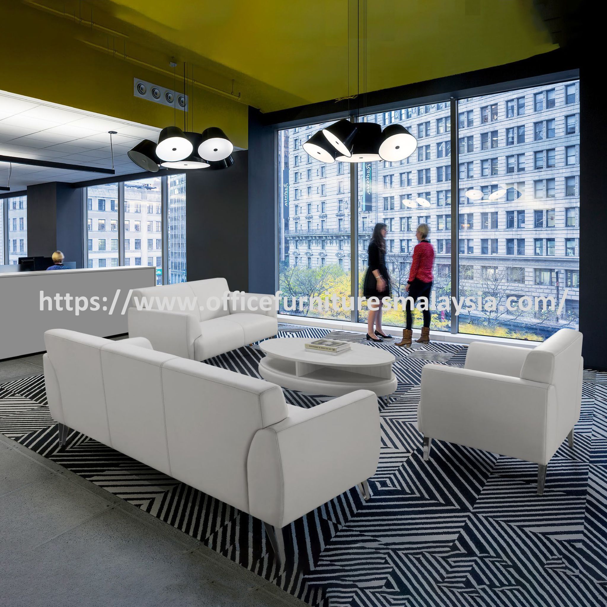 Celestial Leather Office Sofa Ijok Klang Serdang