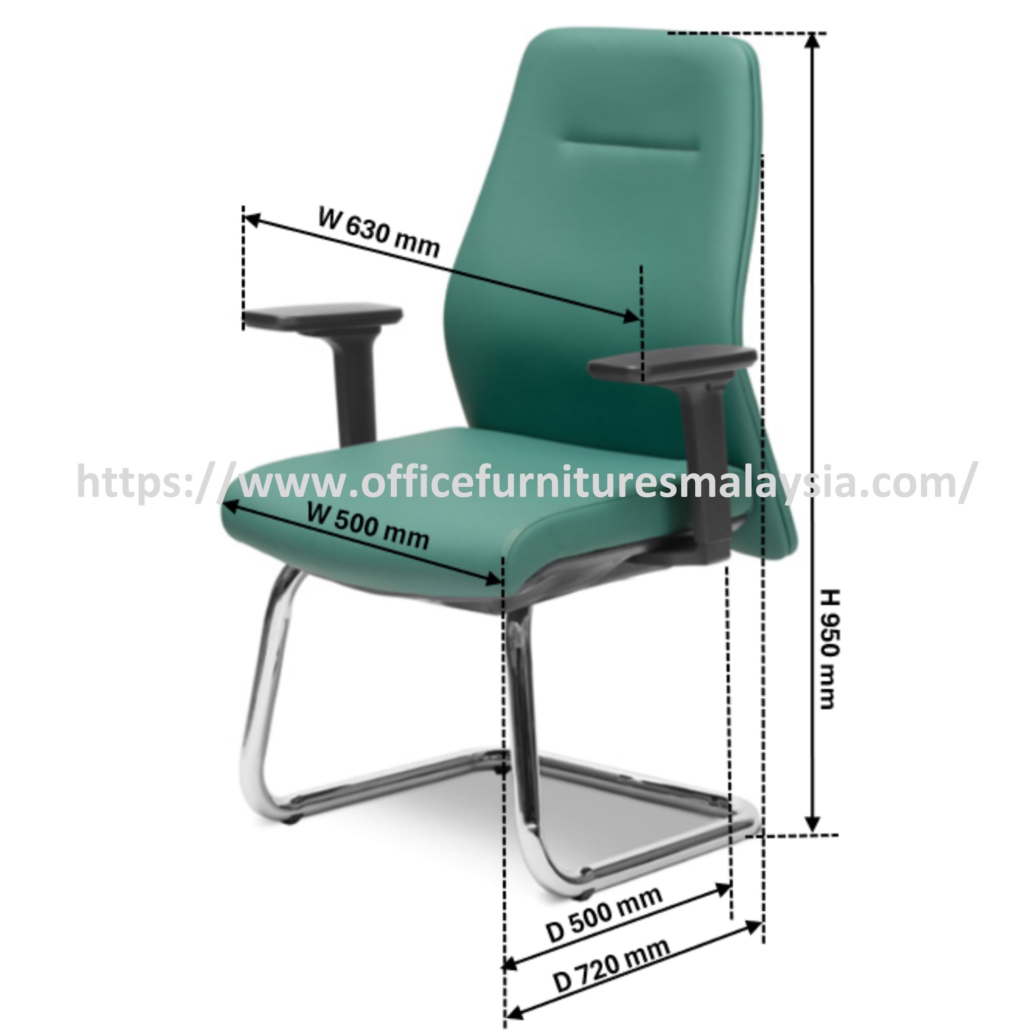 Eden Visitor Lowback Chair OFMEVT51374 - Image 3