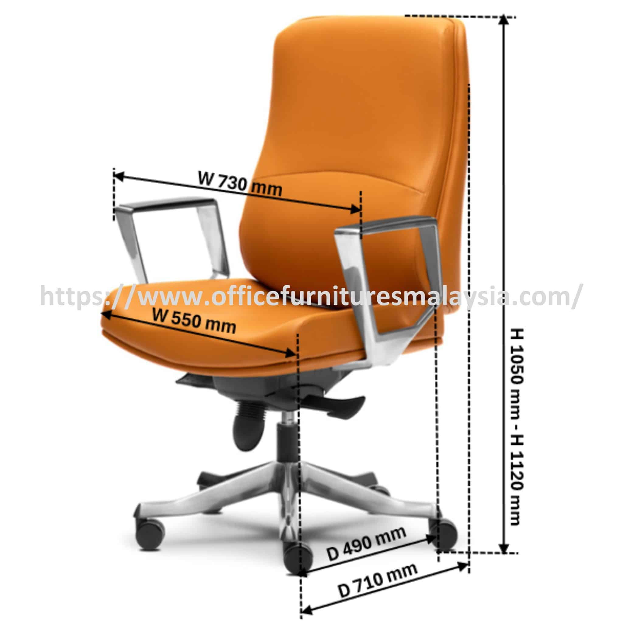 Emric Executive Lowback Chair OFMEVT51223 - Image 4