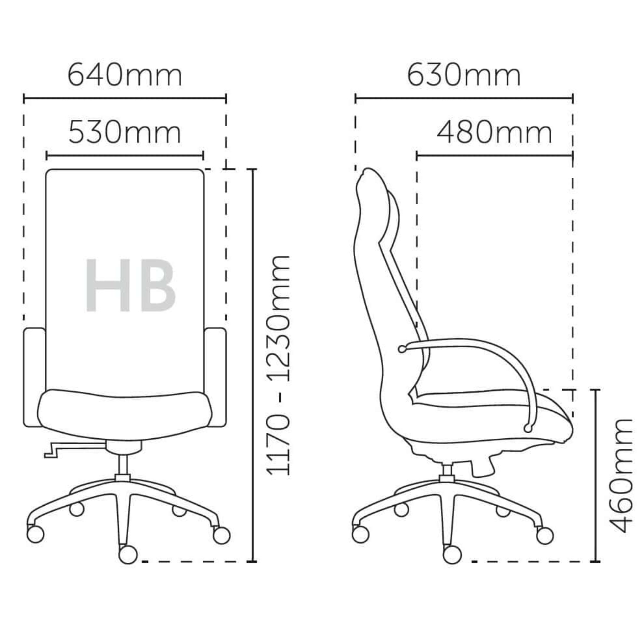 Great Impressionable Highback Office Chair OFMEVT51171 - Image 5