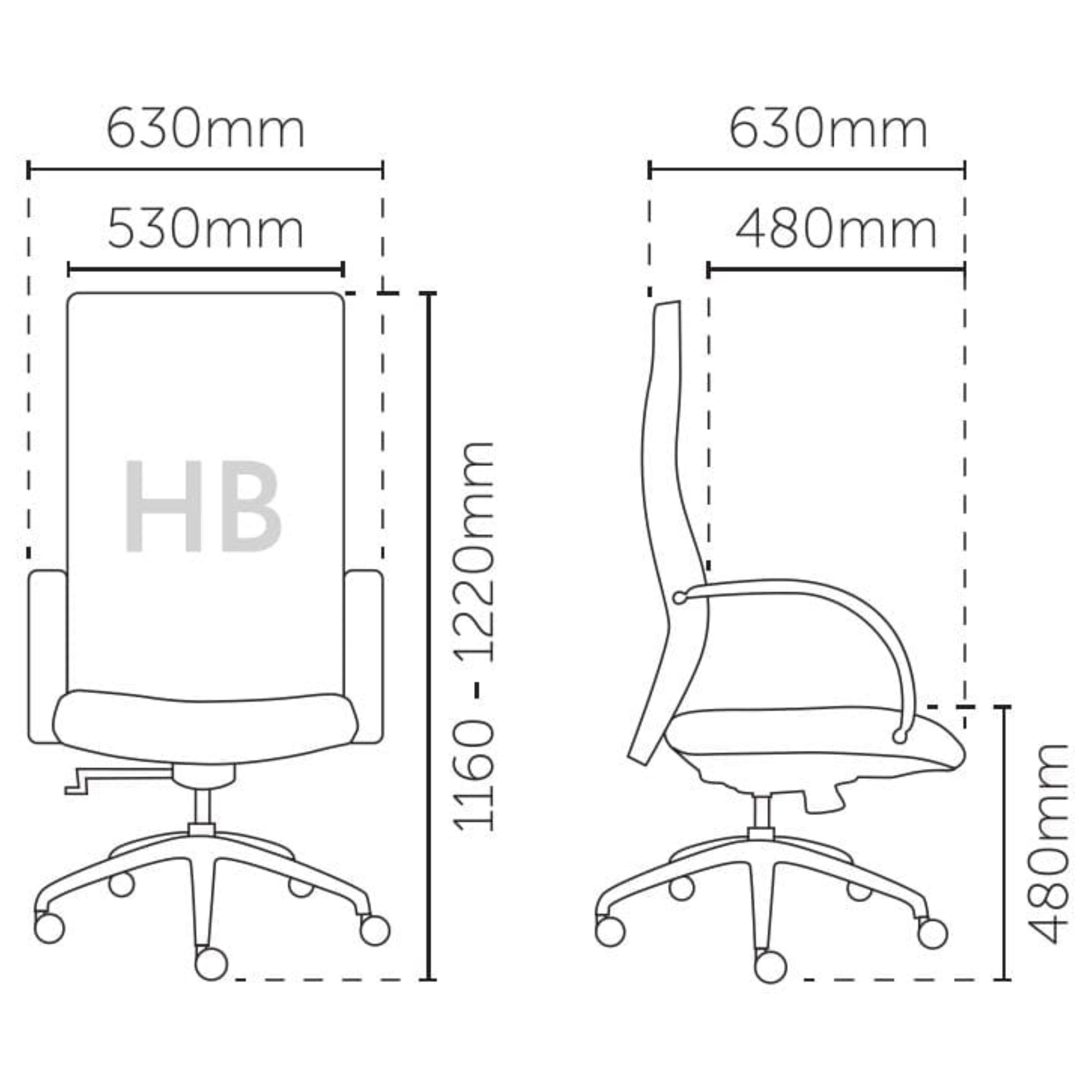 In Style Director Highback Office Chair OFMEVT51031 - Image 6