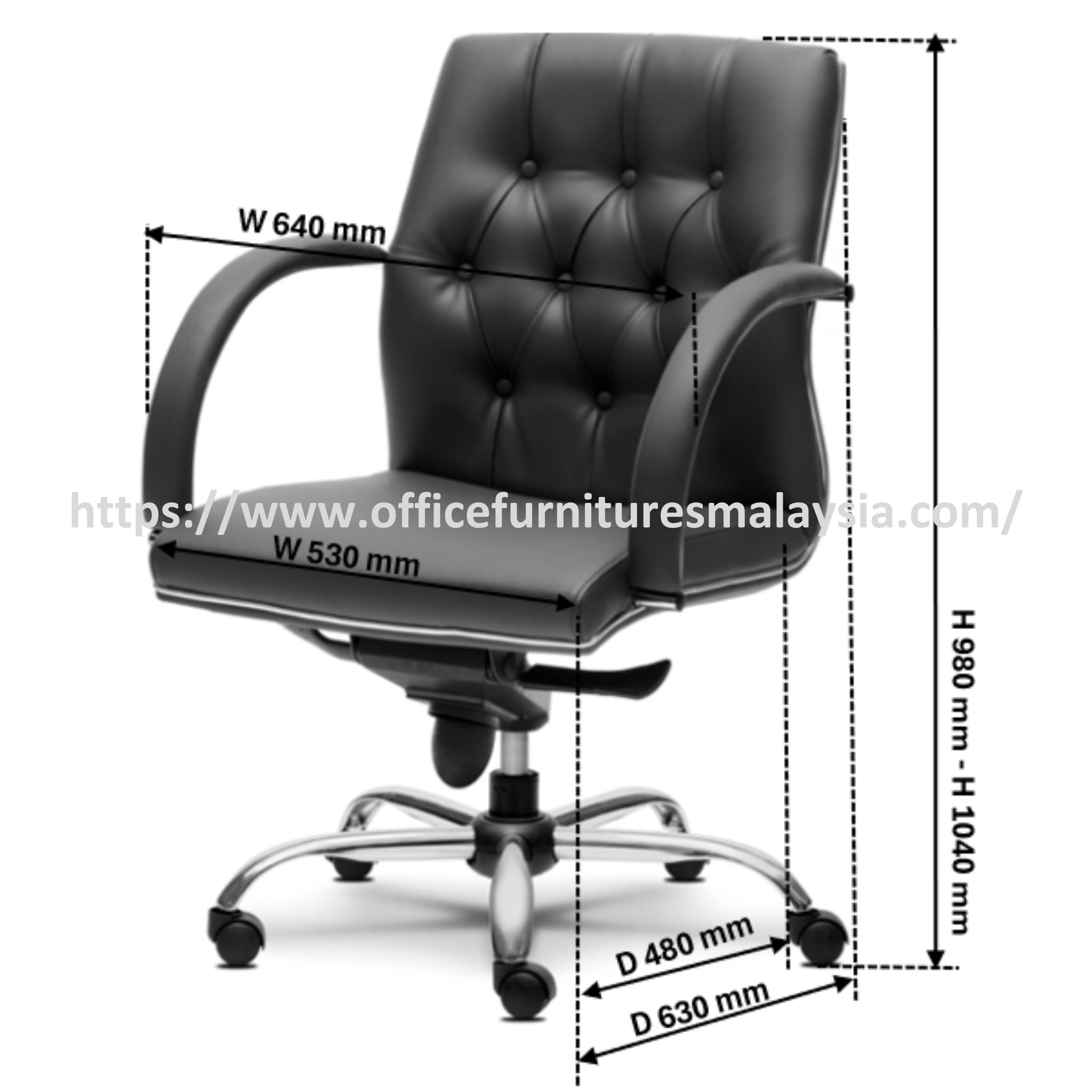 Ingenious Lowback Office Chair Design OFMEVT51153 - Image 4