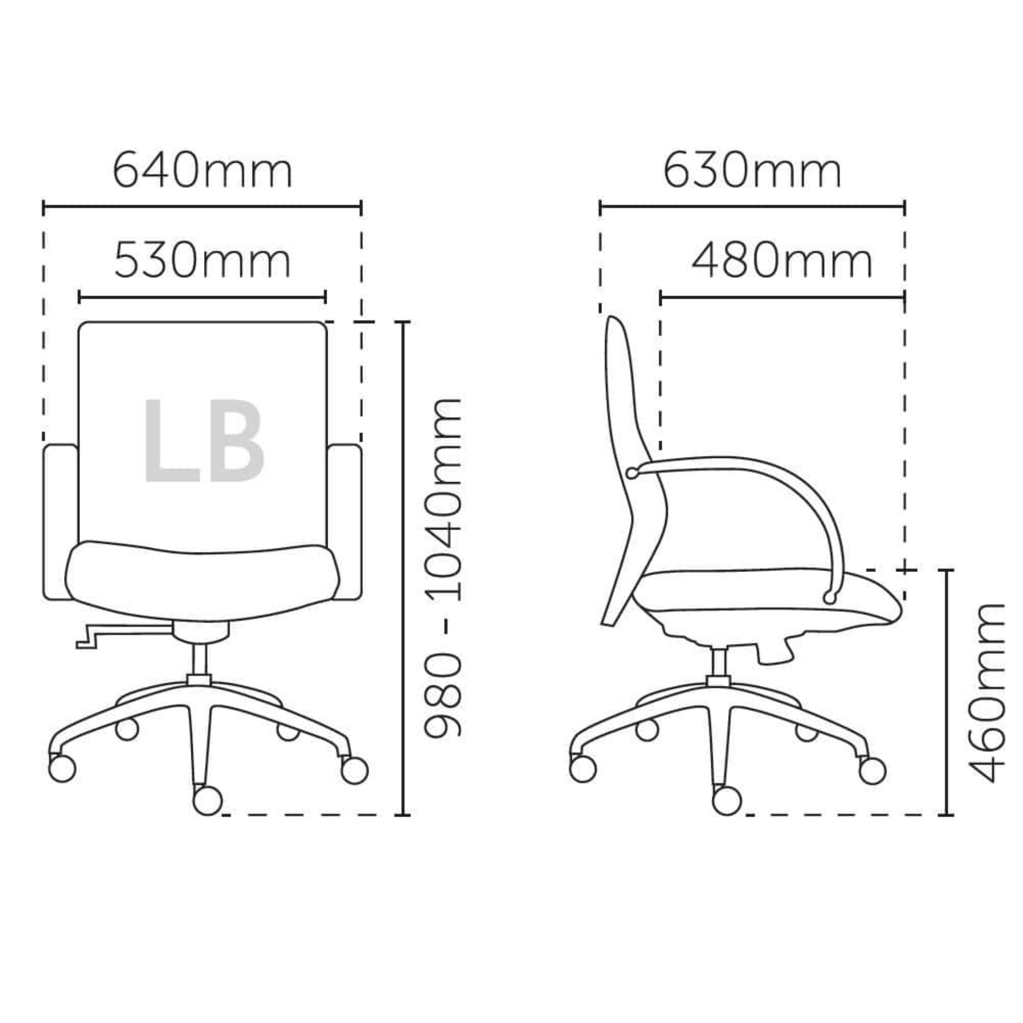 Ingenious Lowback Office Chair Design OFMEVT51153 - Image 5
