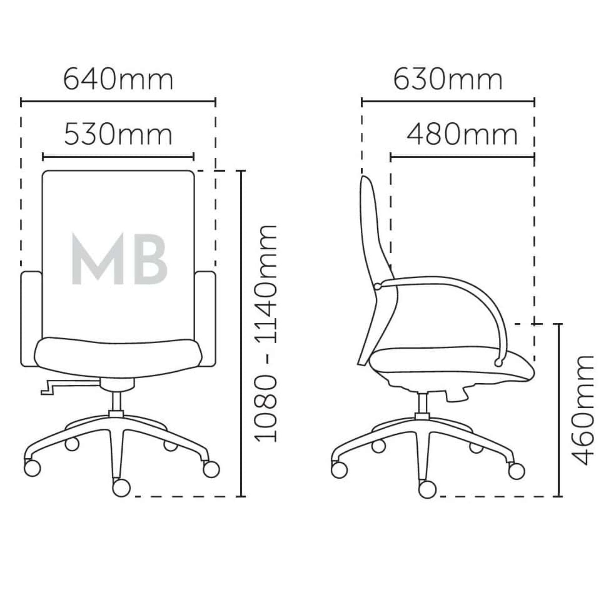Ingenious Mediumback Office Chair Design OFMEVT51152 - Image 5