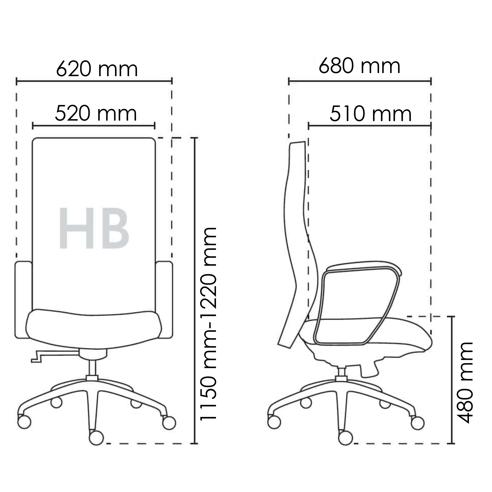 Velo Highback Director Chair OFMEVT51321 - Image 6