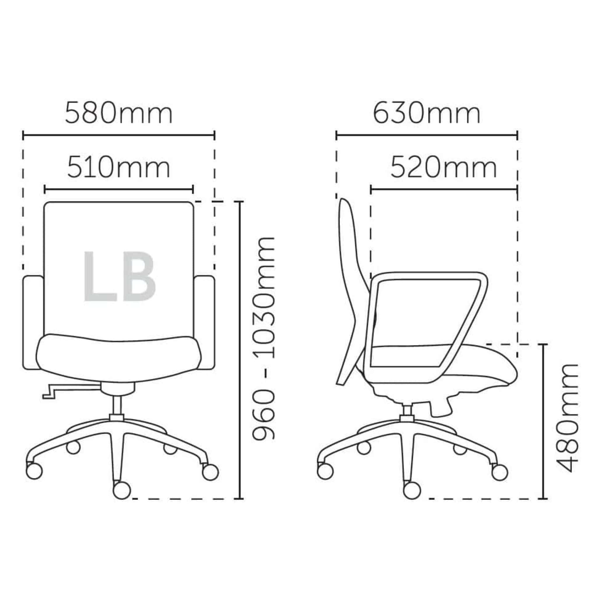 Obvious Elegant Lowback Office Chair OFMEVT51433 - Image 5