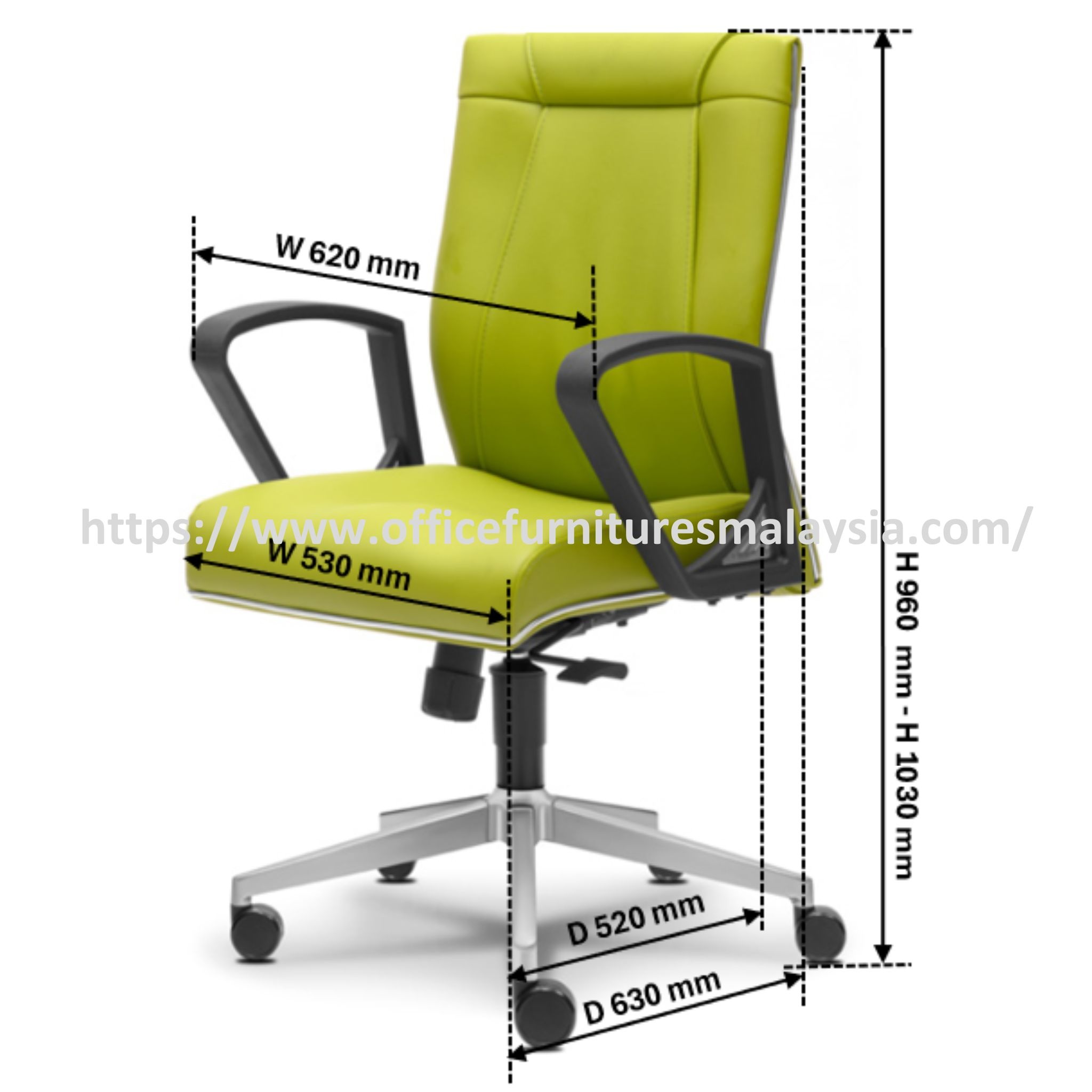 Obvious Elegant Lowback Office Chair OFMEVT51433 - Image 4