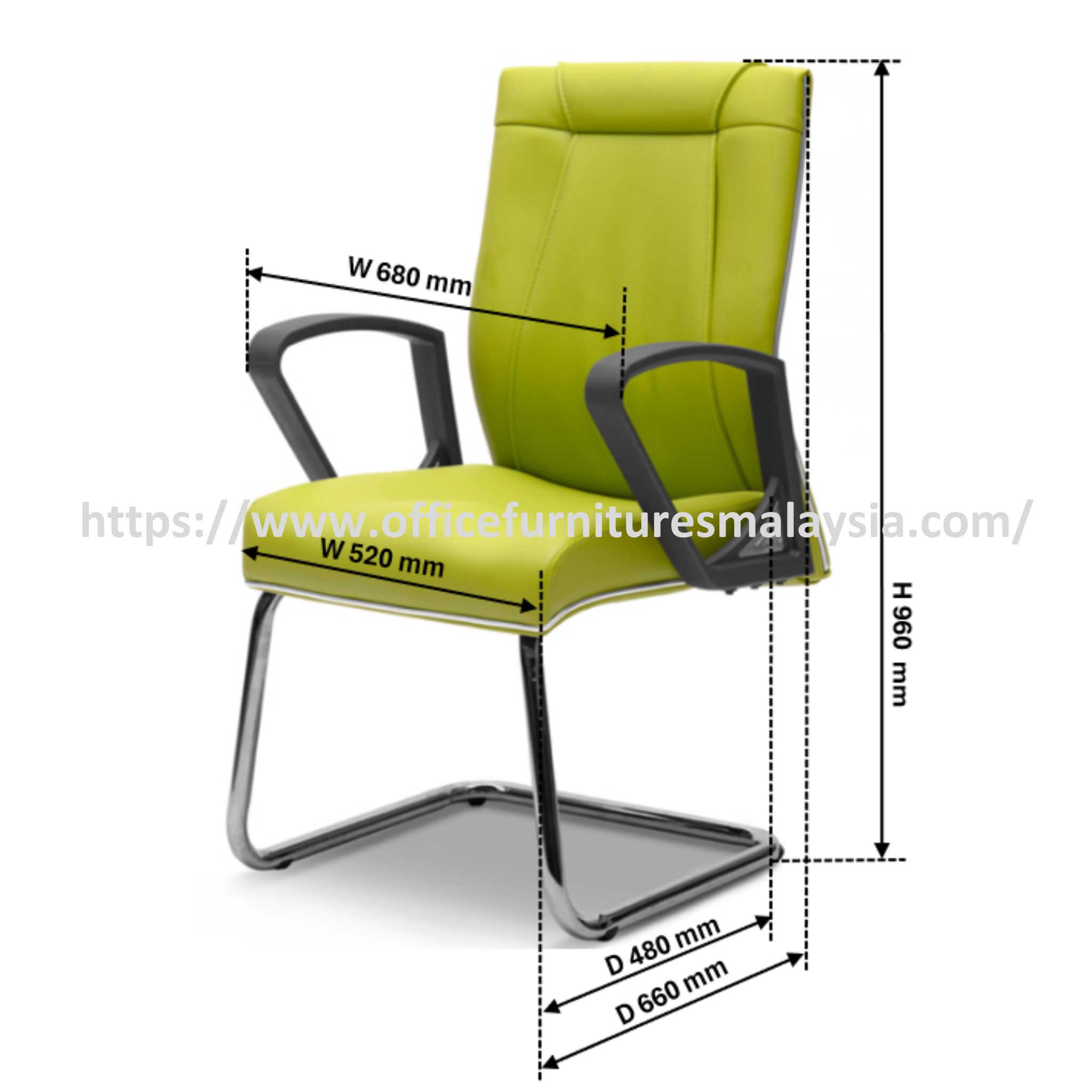 Obvious Elegant Lowback Office Chair OFMEVT51434 - Image 3