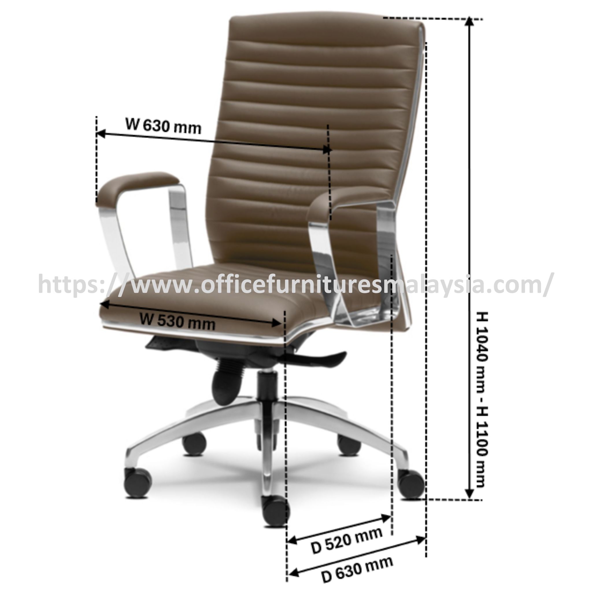 Omega Line Manager Mediumback Chair OFMEVT51062 - Image 3