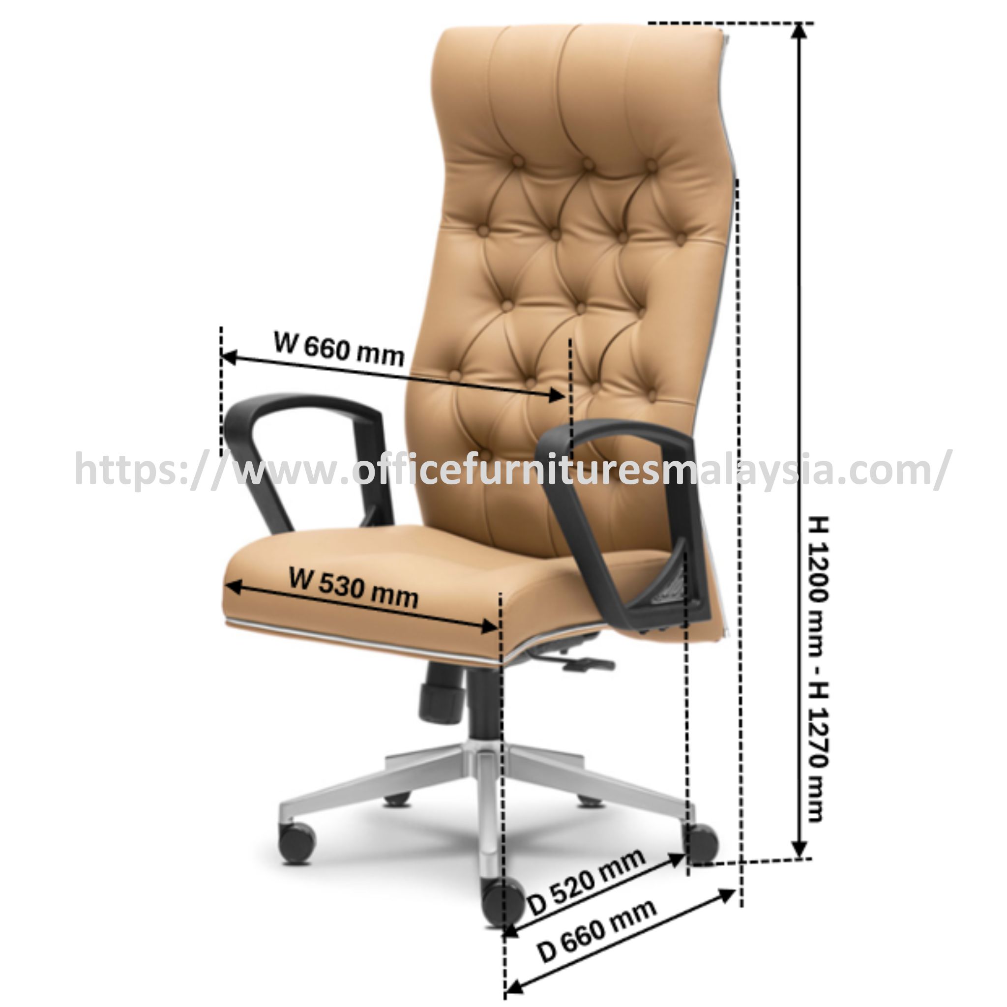 Presidential Highback Chair Ultimate OFMEVT51391 - Image 6