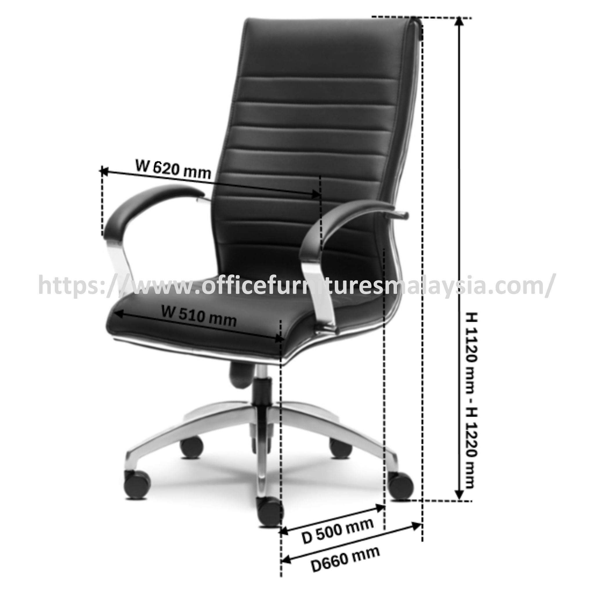 Simple Presidential Line Highback Chair OFMEVT51071 - Image 4