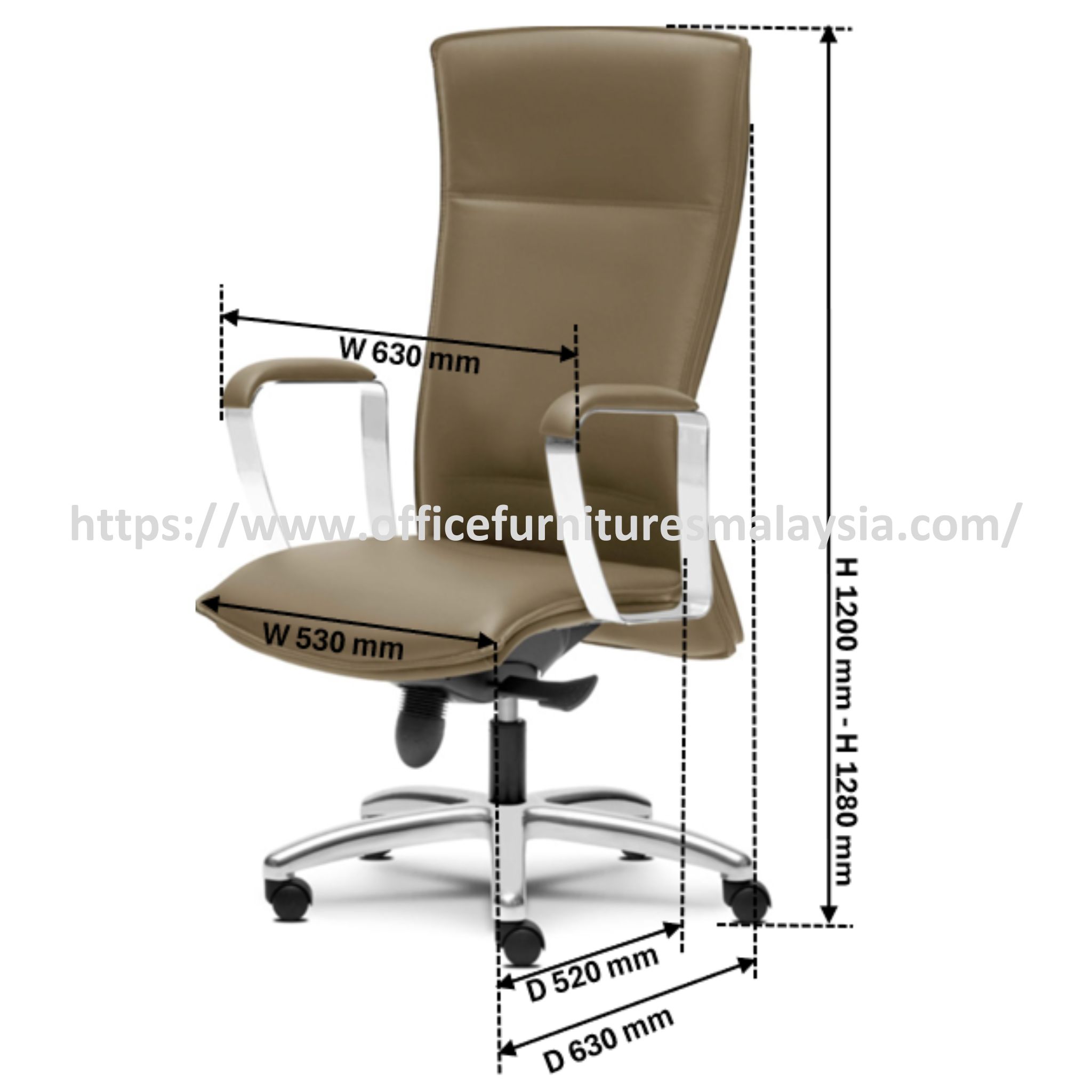 Splendid Modern Highback Office Chair OFMEVT51101 - Image 3