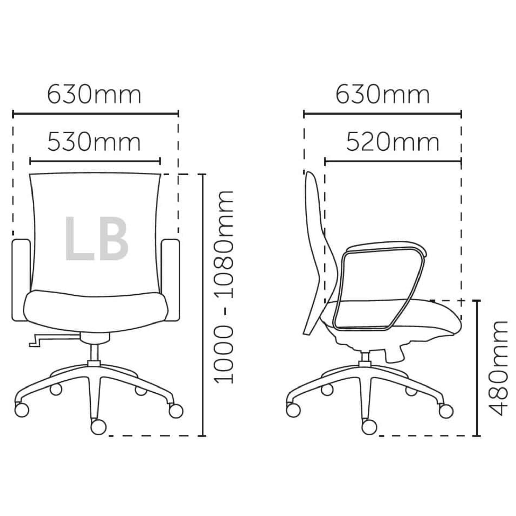 Splendid Modern Lowback Office Chair Sepang Gopeng Klang