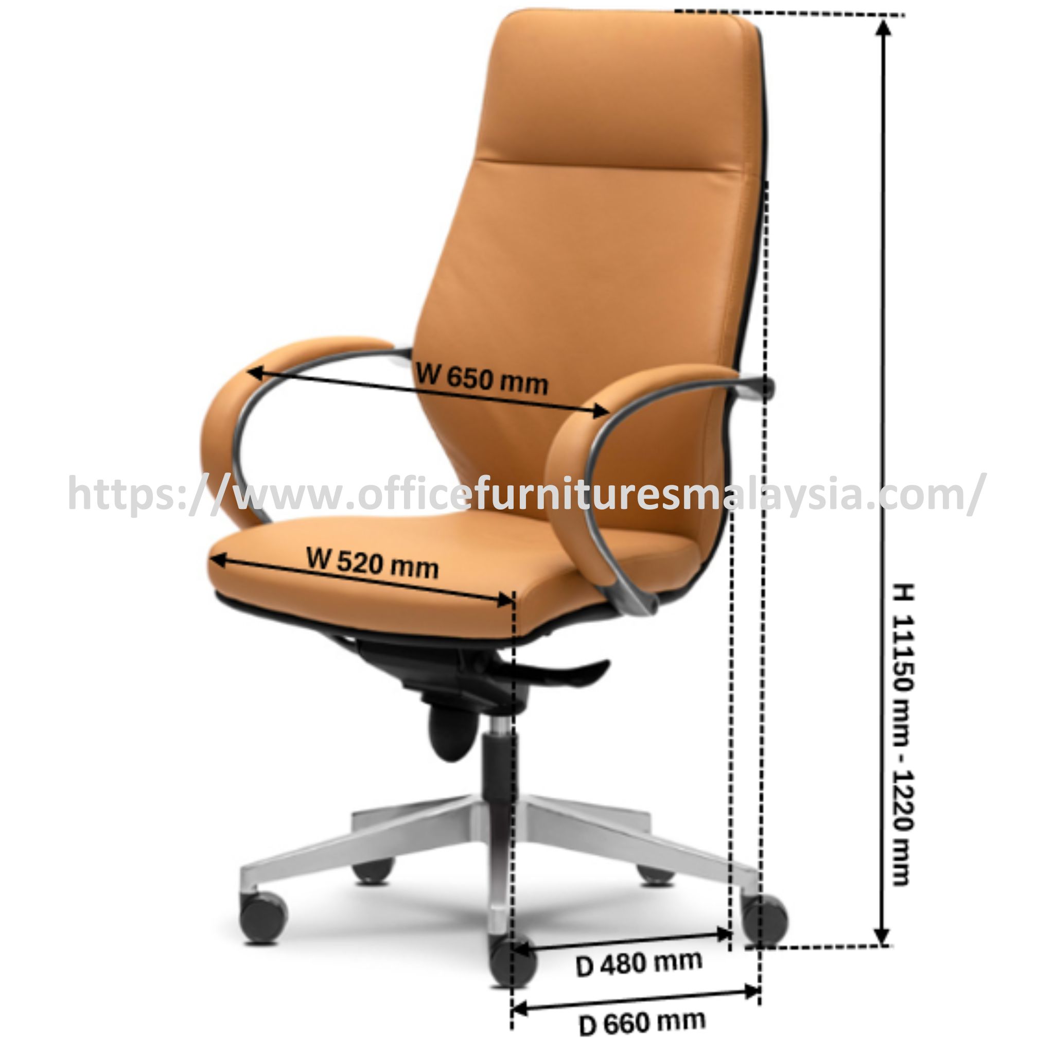 Standout Director Highback Office Chair Teluk Intan Kulim Pahang