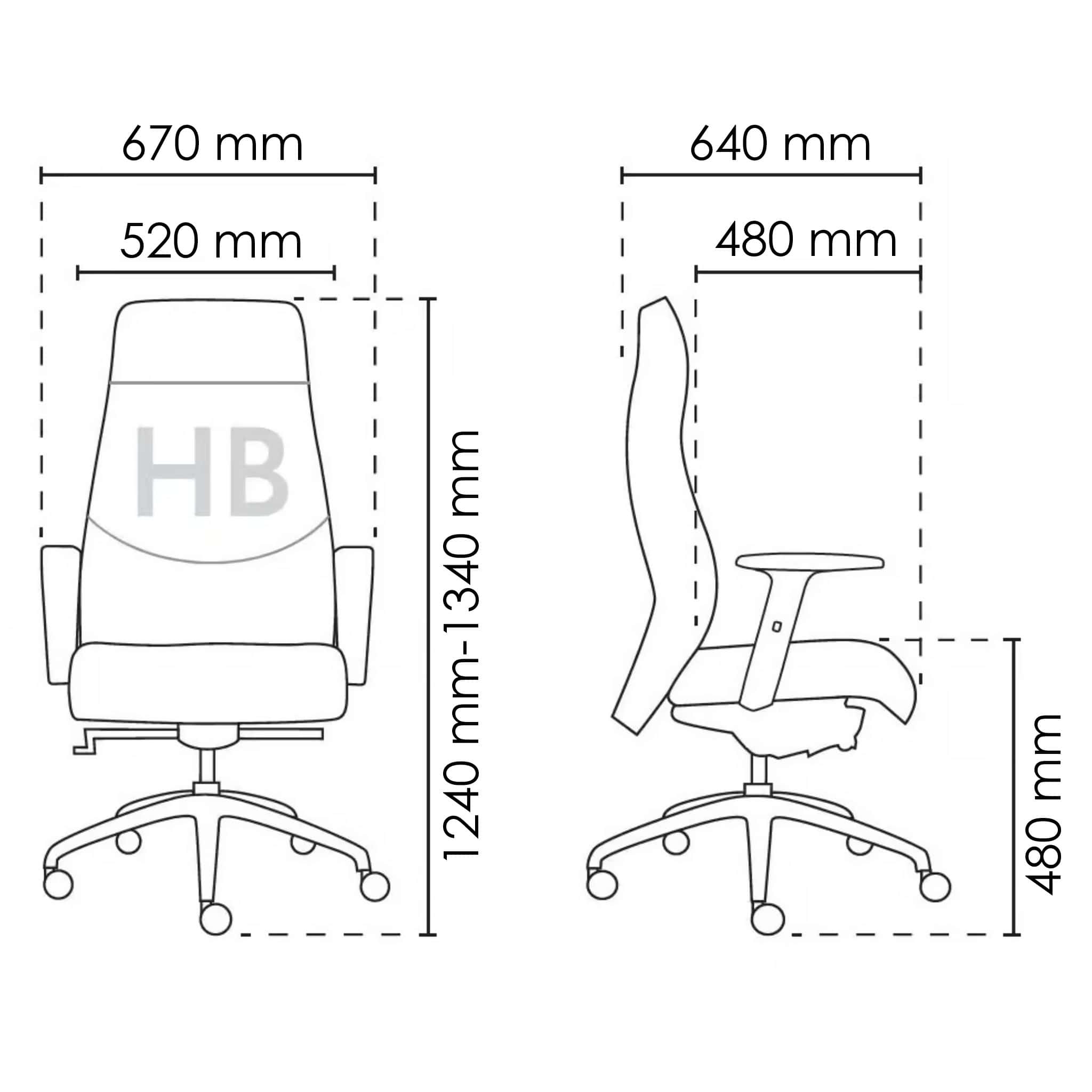 Vero Office Highback Director Chair OFMEVT51421A - Image 5