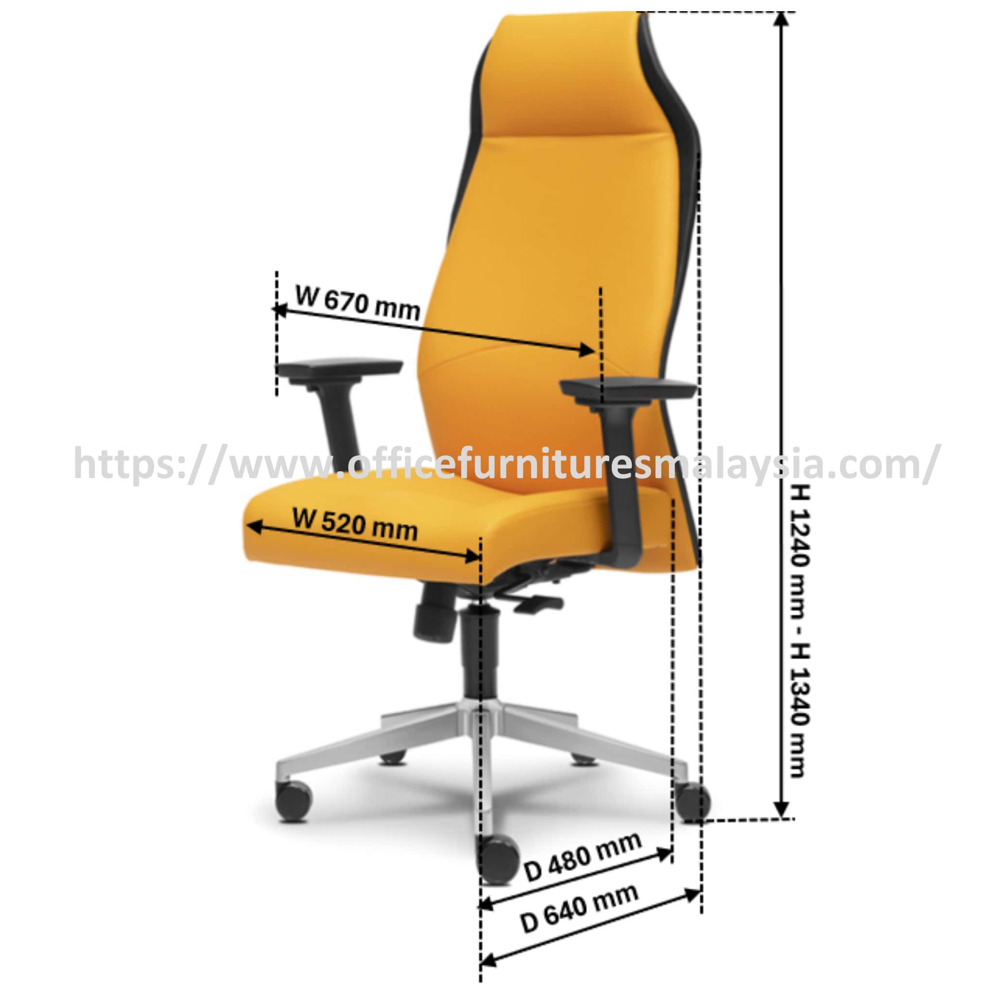 Vero Office Highback Director Chair OFMEVT51421A - Image 4