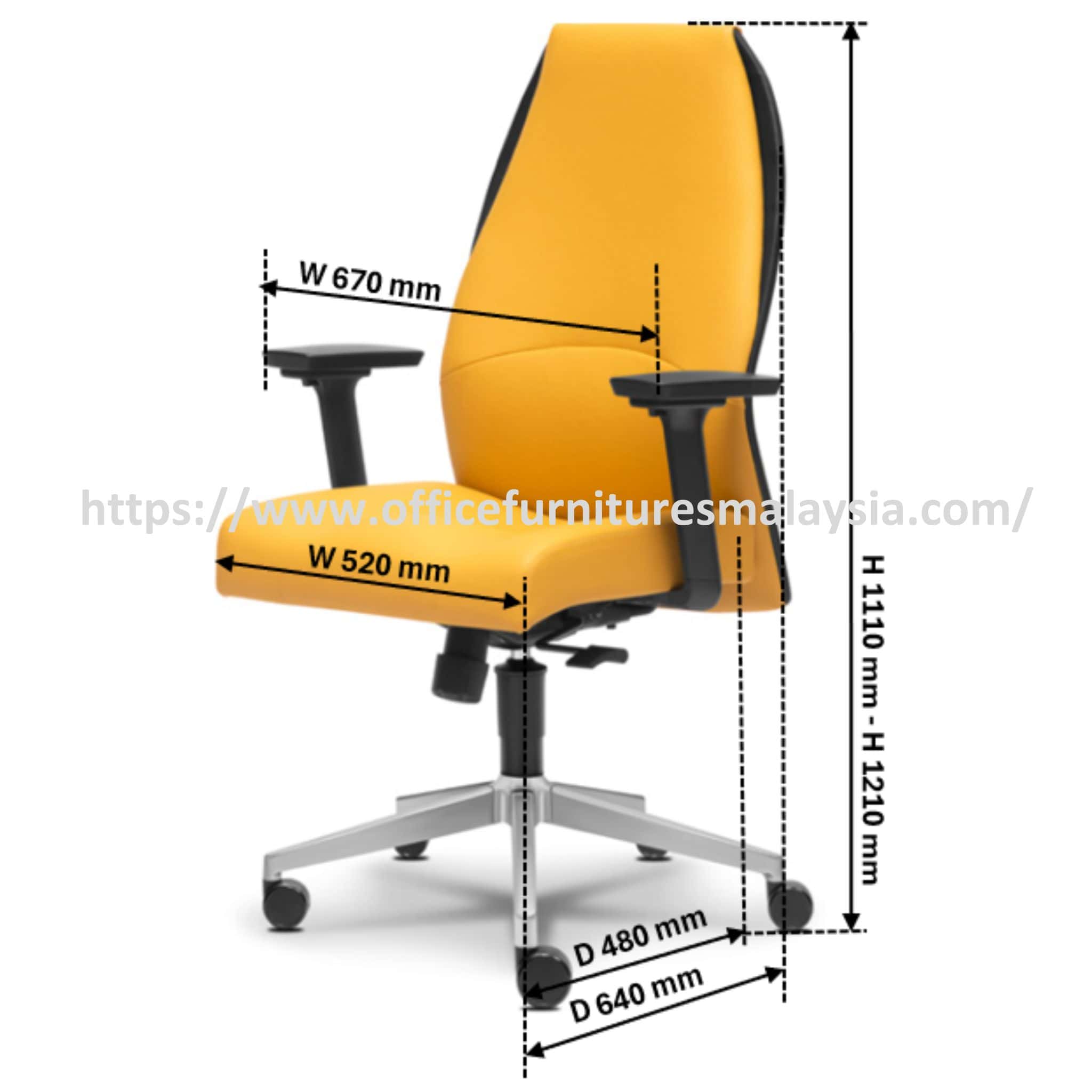 Vero Office Mediumback Executive Chair OFMEVT51422 - Image 3