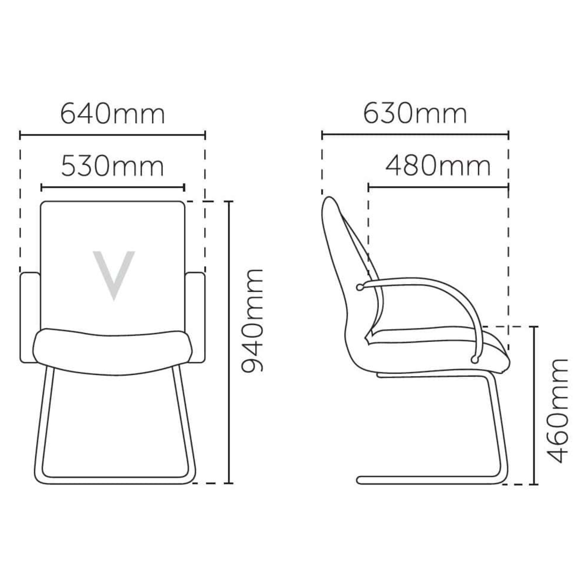 Vito Visitor Office Chair OFMEVT51194 - Image 4
