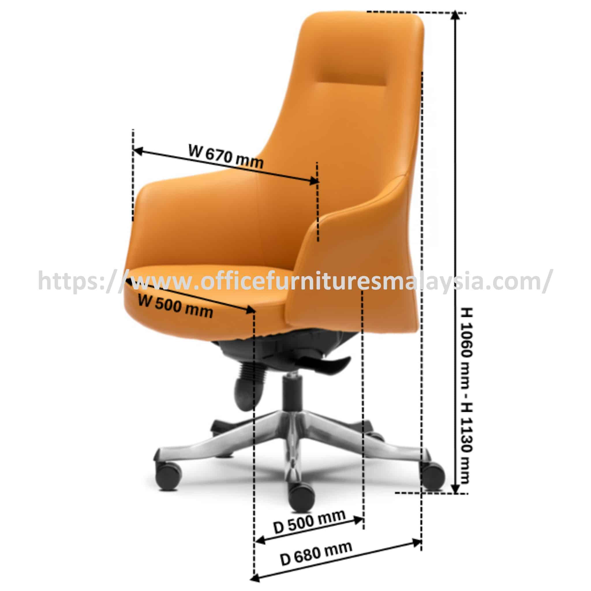 Walt Modern Executive Lowback Chair OFMEVT51183 - Image 4