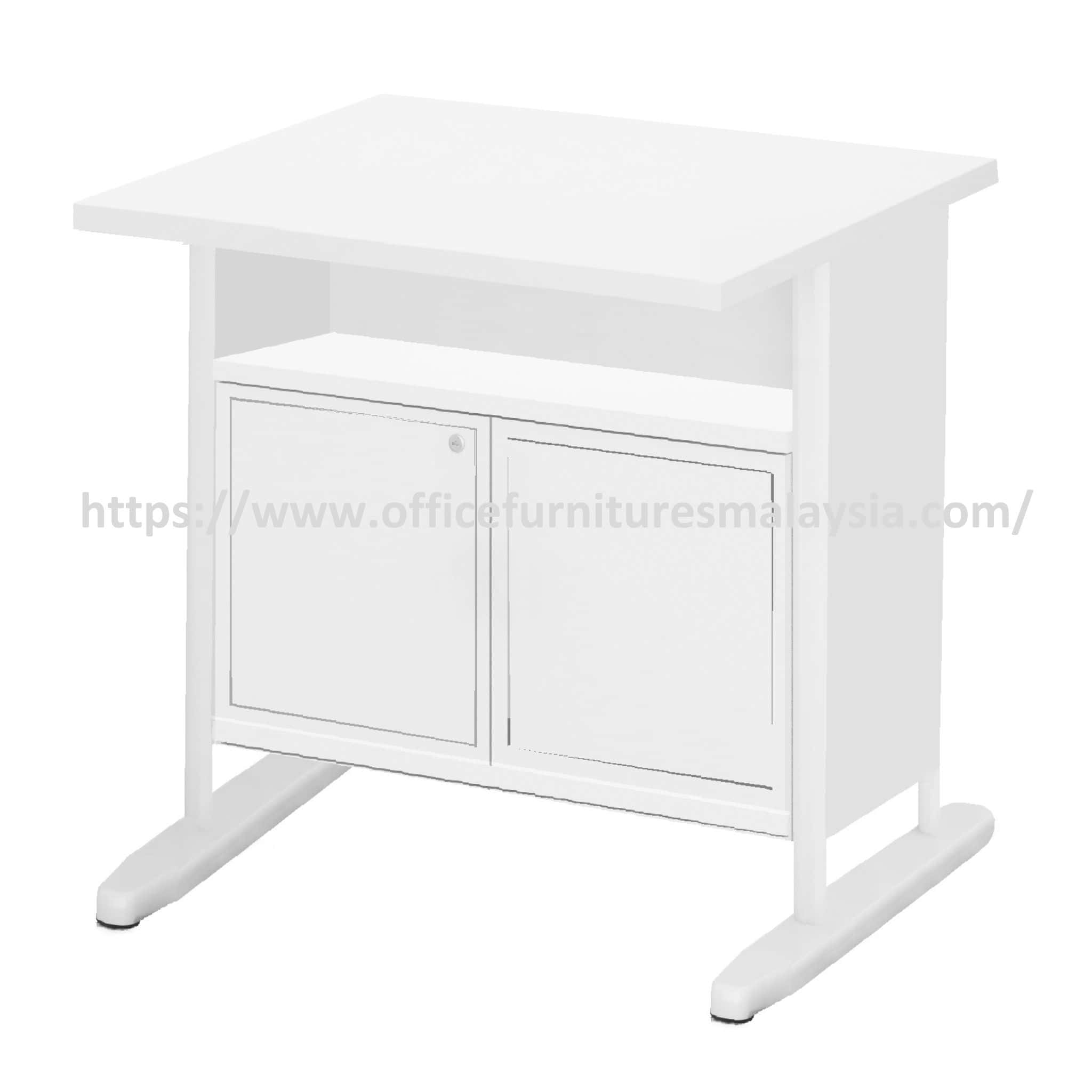 2.5ft Compact Rectangular Table with Steel Cabinet Batang Kali Nilai Seremban