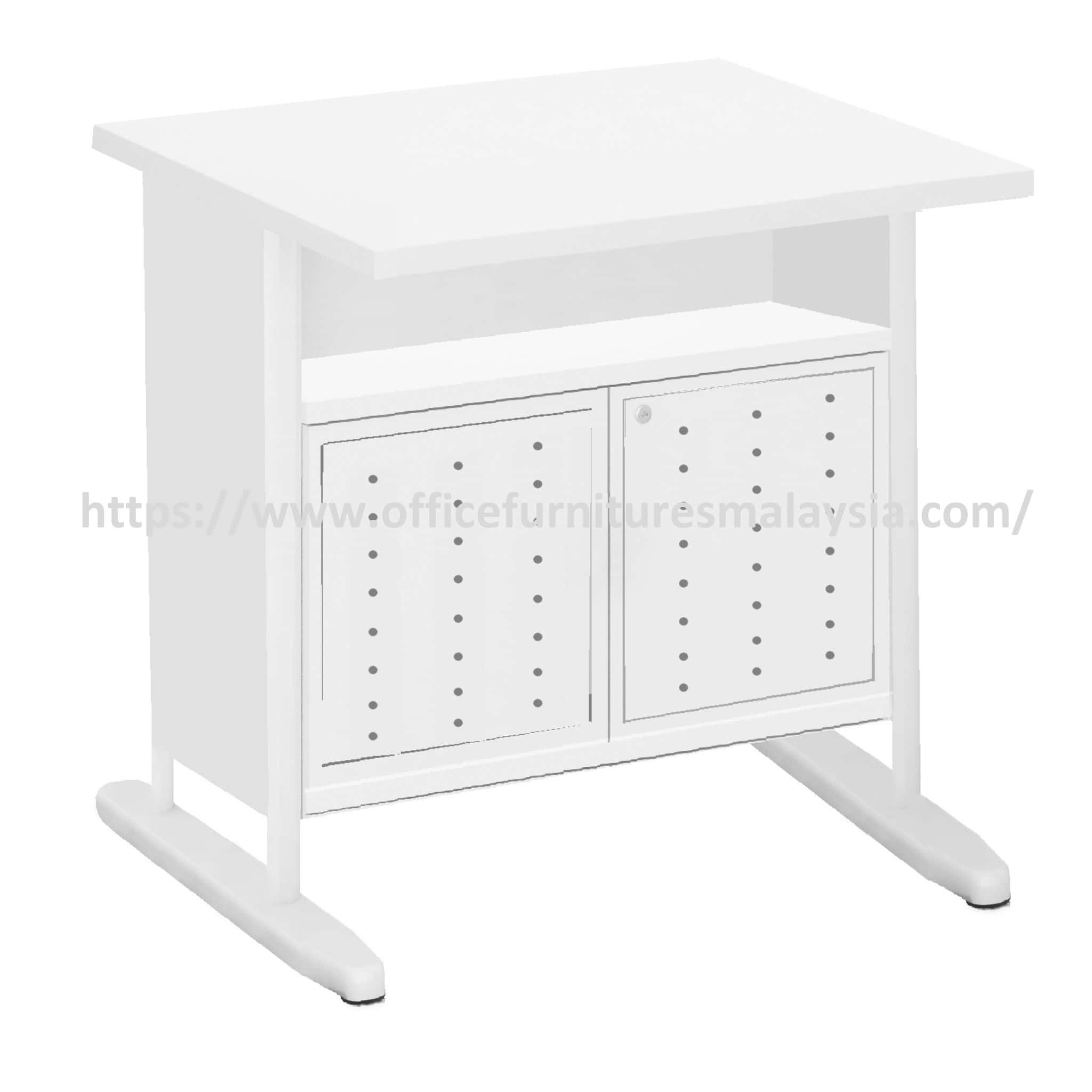 2.5ft Compact Rectangular Table with Steel Cabinet Damansara Berjaya park Subang Jaya