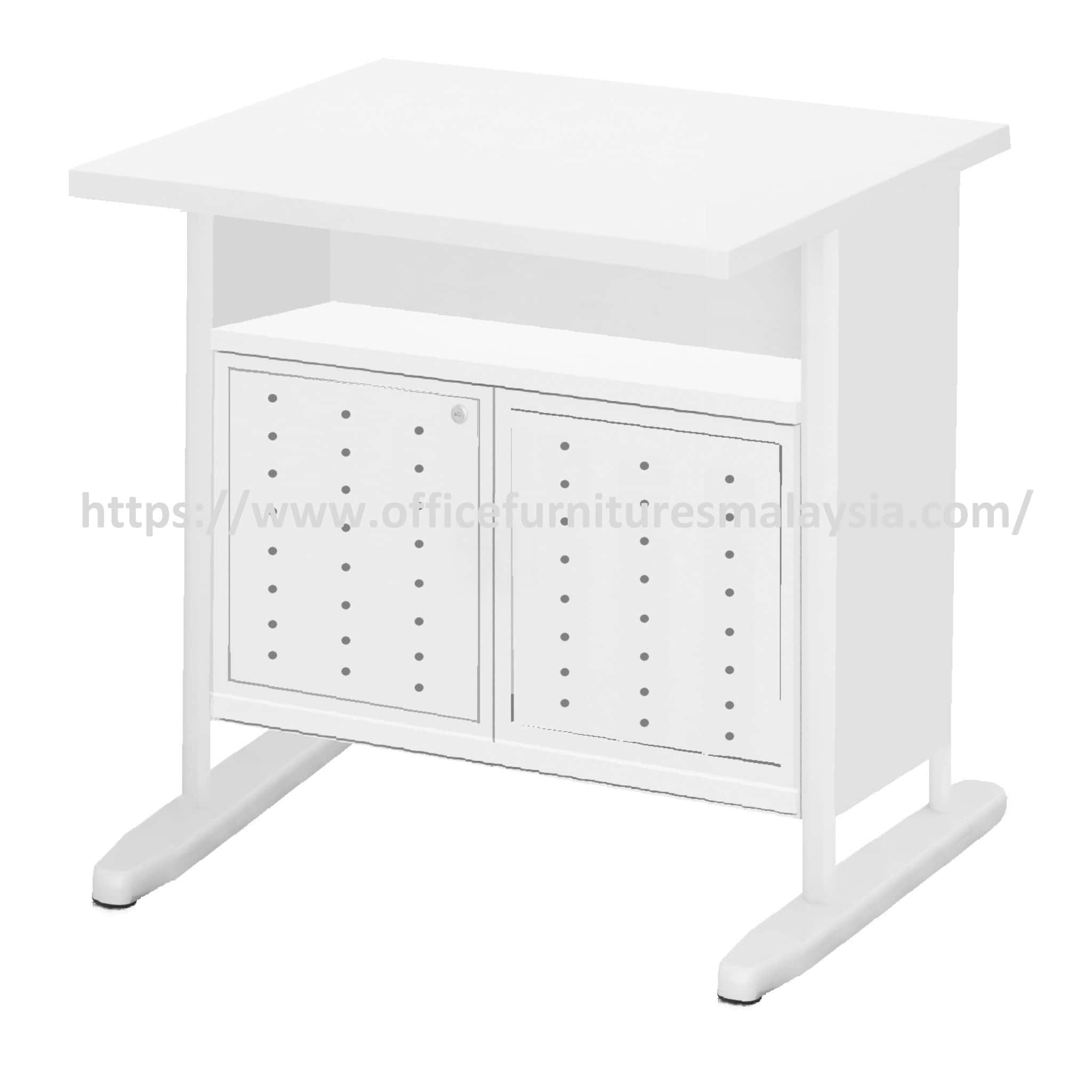 2.5ft Compact Rectangular Table with Steel Cabinet Damansara Height Kelana Jaya Subang Jaya