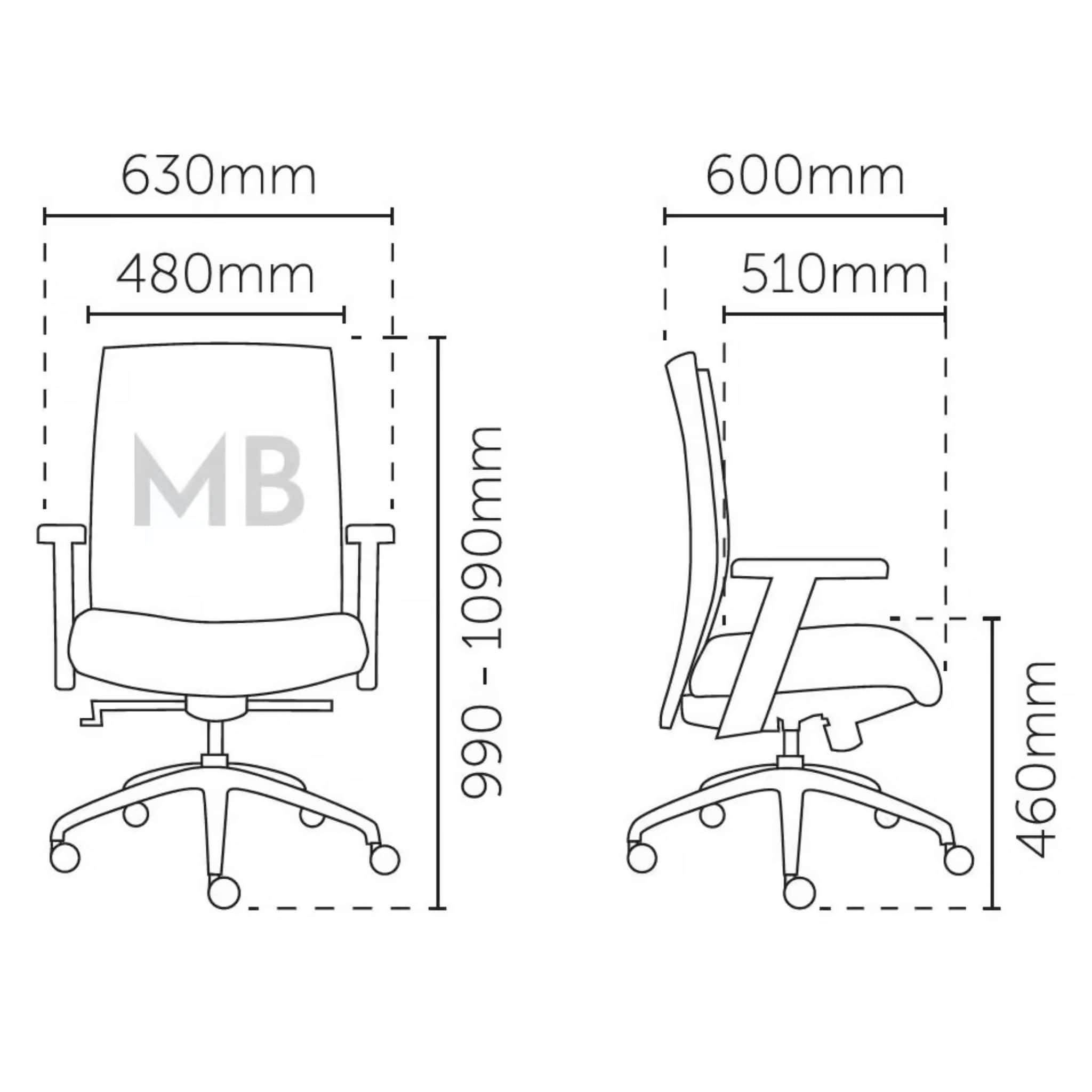 Brilliant Executive Office Mesh Chair OFMEVT51652 - Image 5