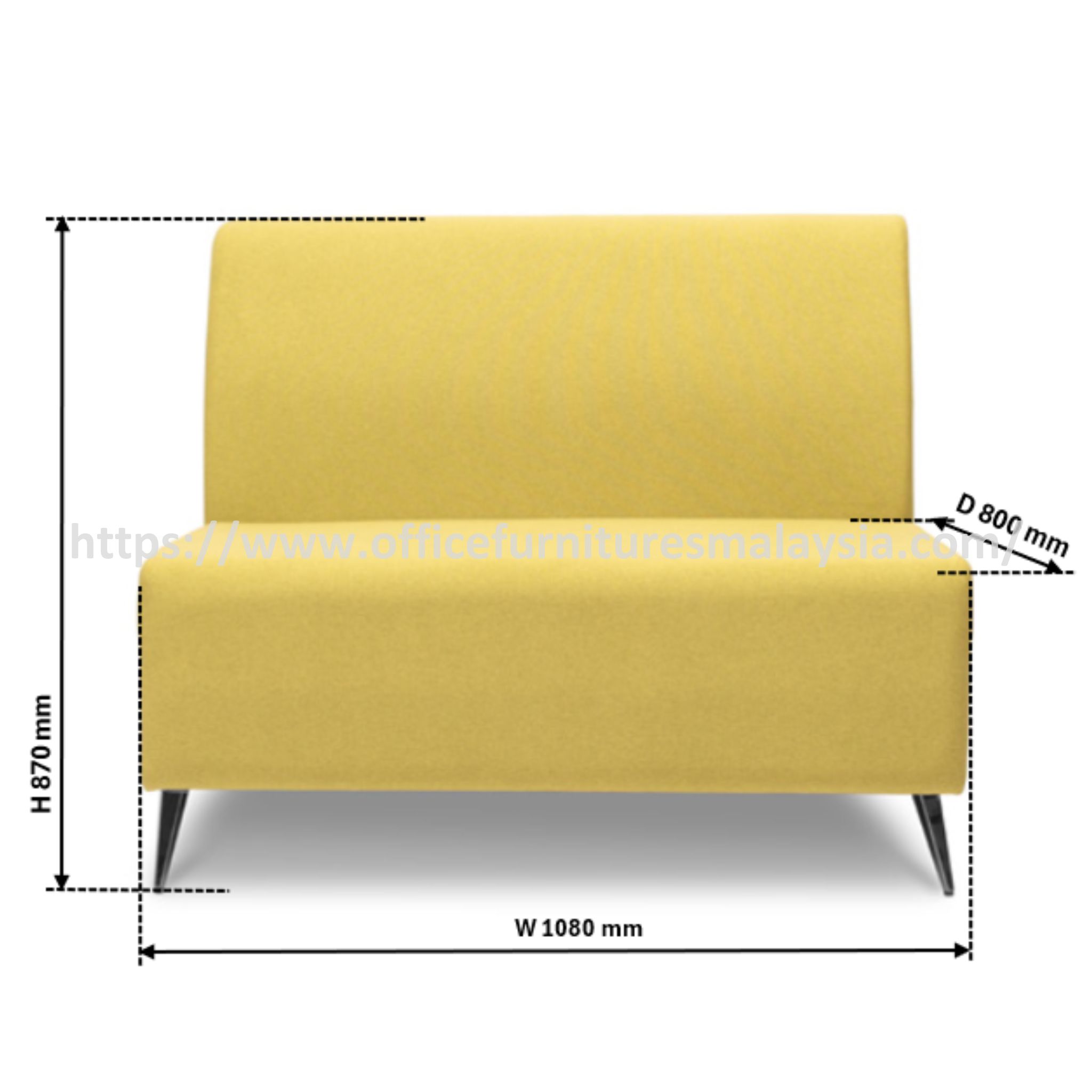 Classy Stylish Double Seater Sofa OFMEVT52179A - Image 3
