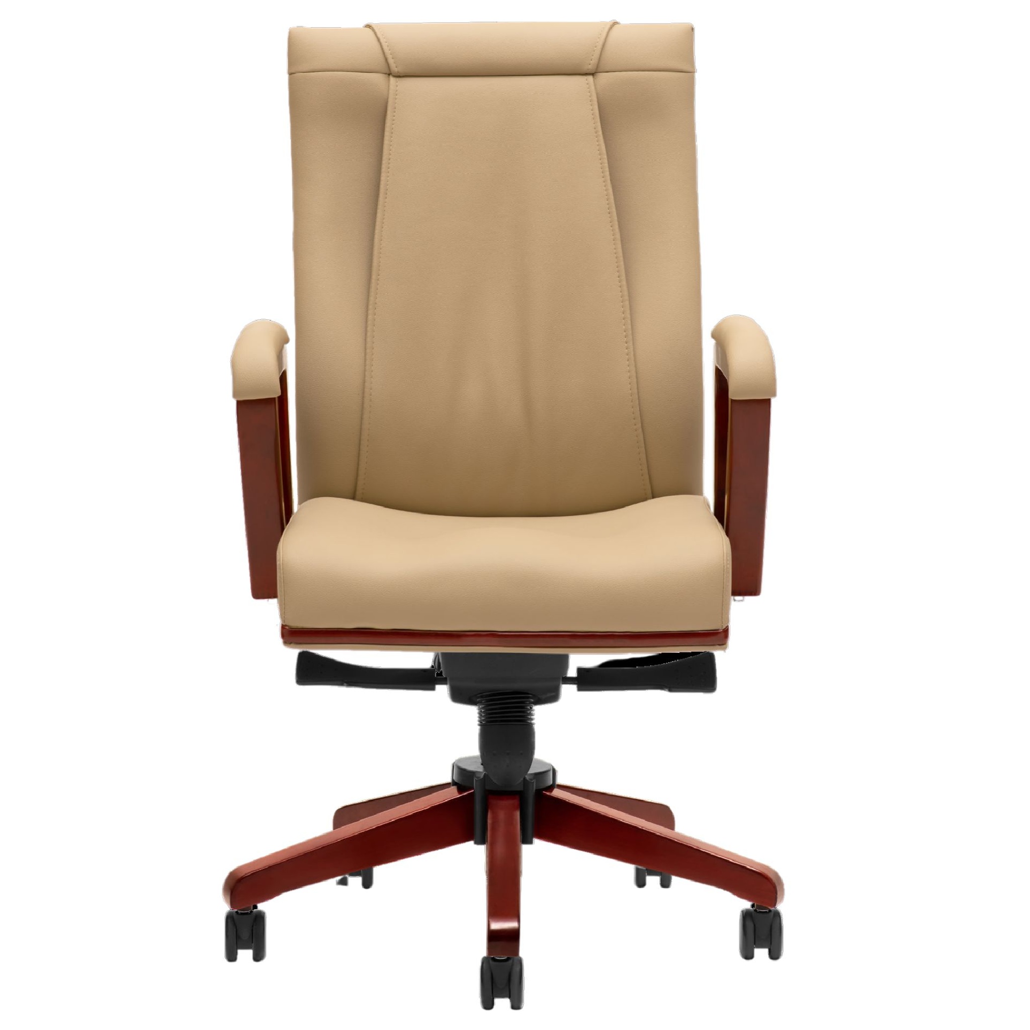 Fresh Executive Mediumback Wooden Office Chair Balakong Taiping Ipoh