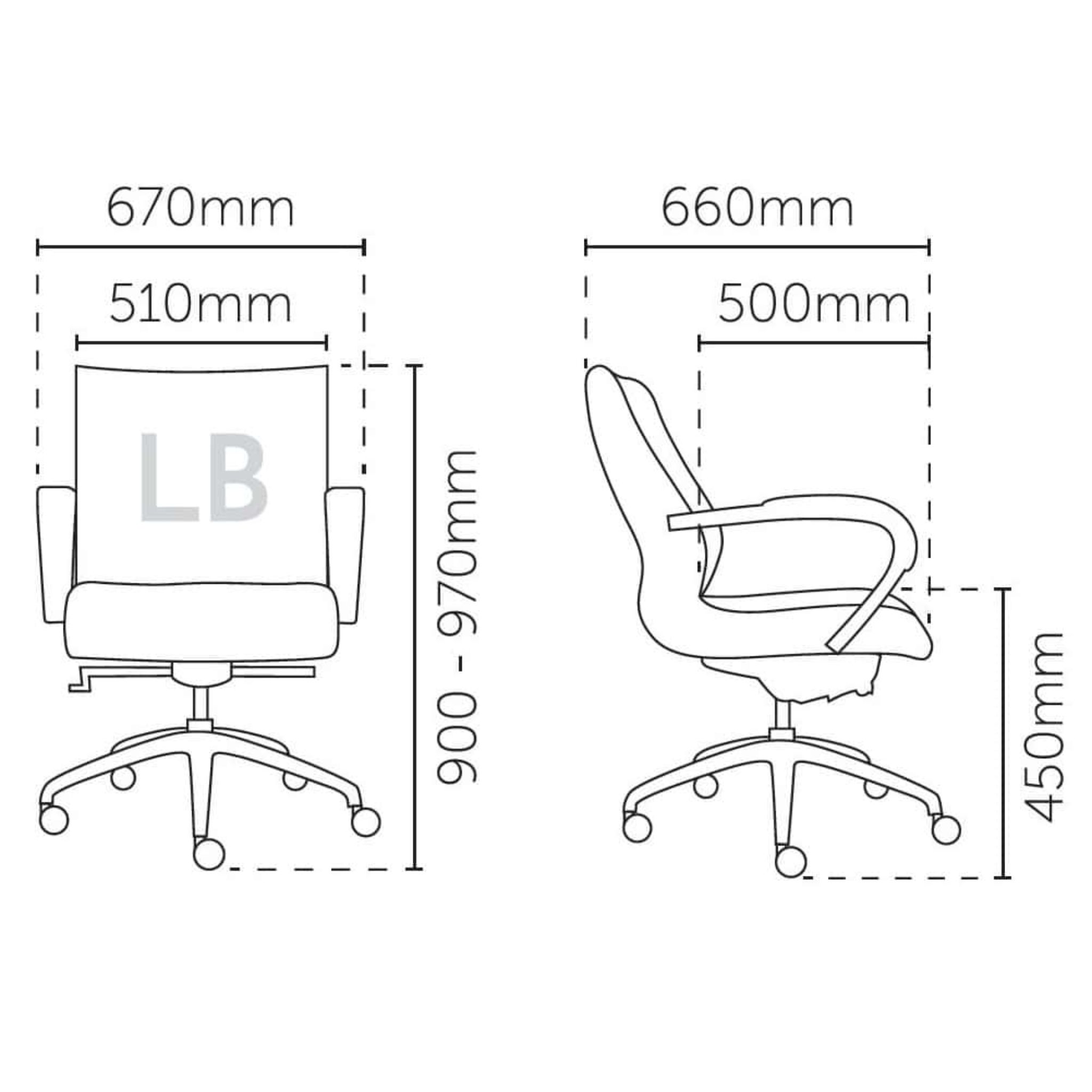 Executive Lowback Chair Wooden Line OFMEVT52103 - Image 4